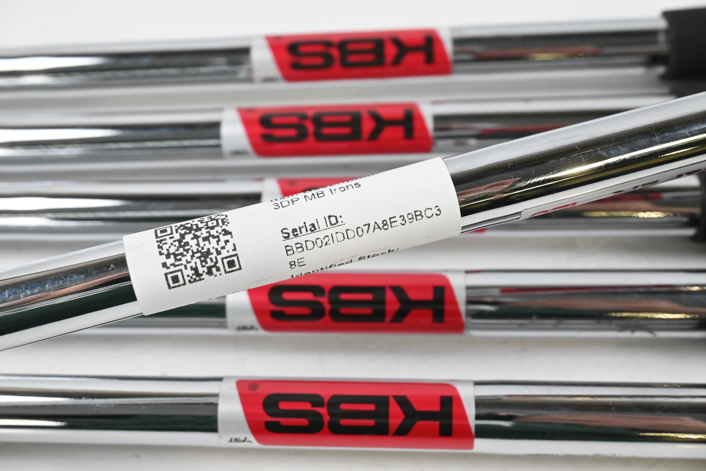 Cobra 3DP MB Irons / 5-PW / Stiff Flex KBS S-Taper 120 Shafts