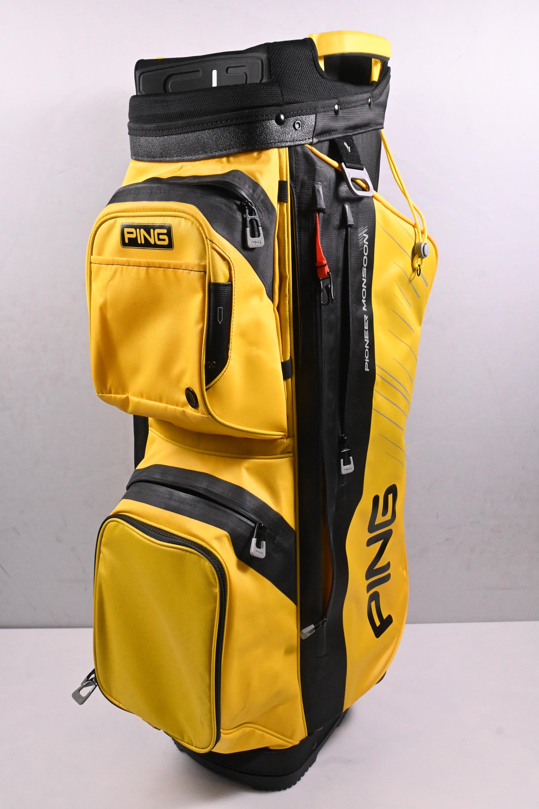 Ping Pioneer Monsoon Cart Bag / 15-Way Divider / Yellow, Black