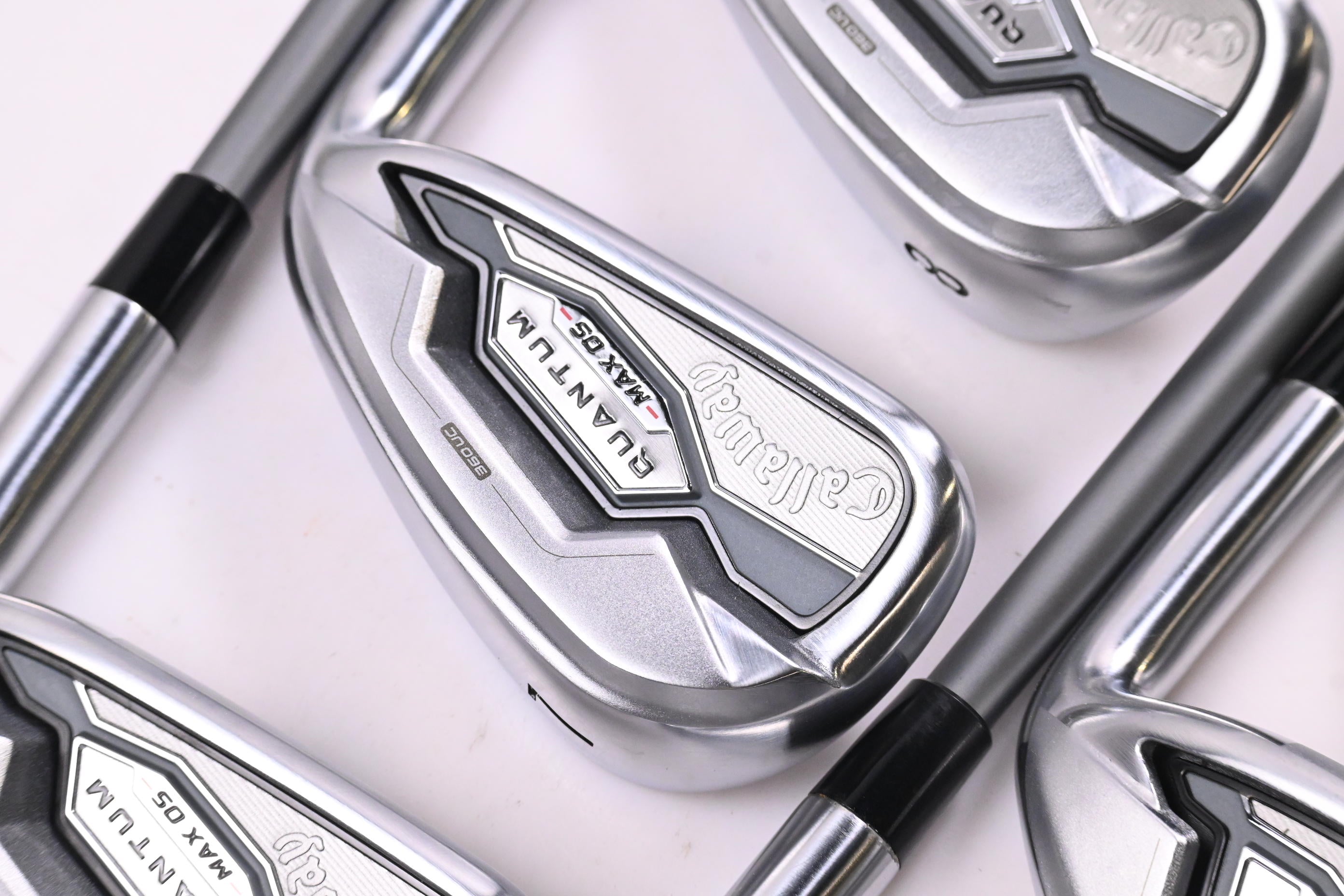 Callaway Quantum Max OS Irons / 6-PW+GW / Regular Flex Denali Frost Silver 60