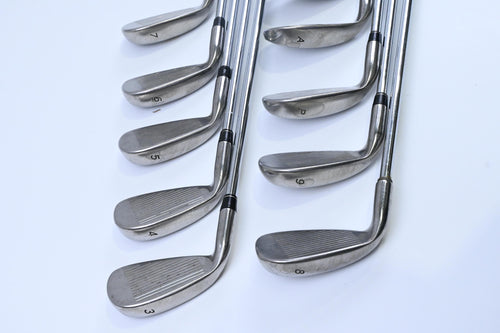 TaylorMade RAC OS Irons / 3-PW+AW+SW / Regular Flex Taylormade T-Step 90 Shafts
