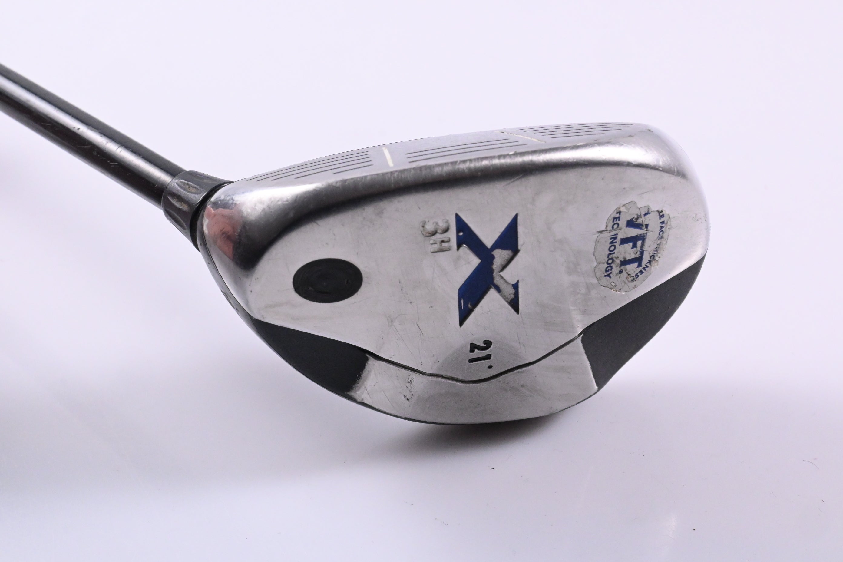 Left Hand Callaway X #3 Hybrid / 21 Degree / Regular Flex Callaway 80 Shaft