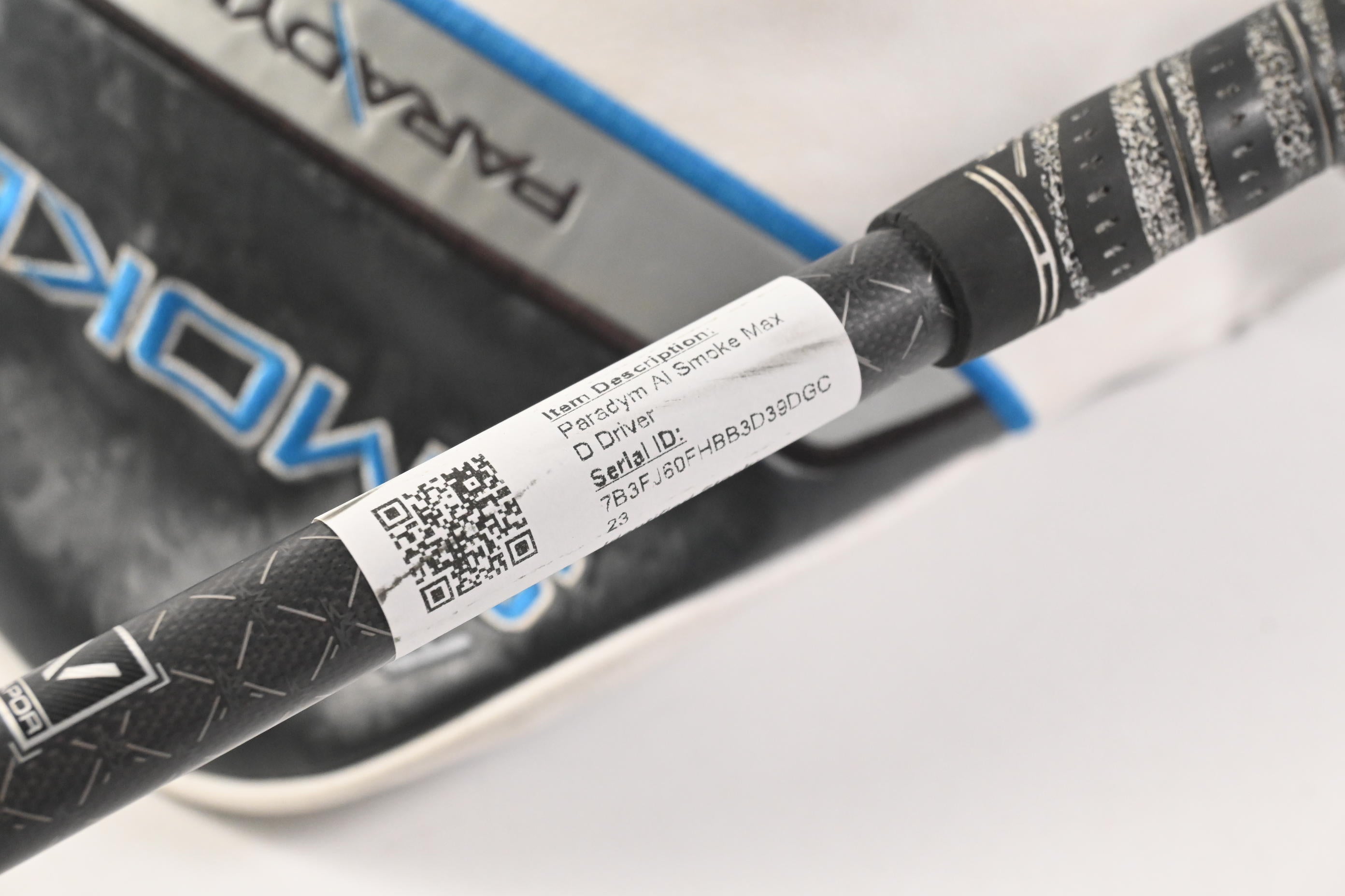 Callaway Paradym Ai Smoke Max D Driver / 10.5 Degree / Regular Flex Tensei AV