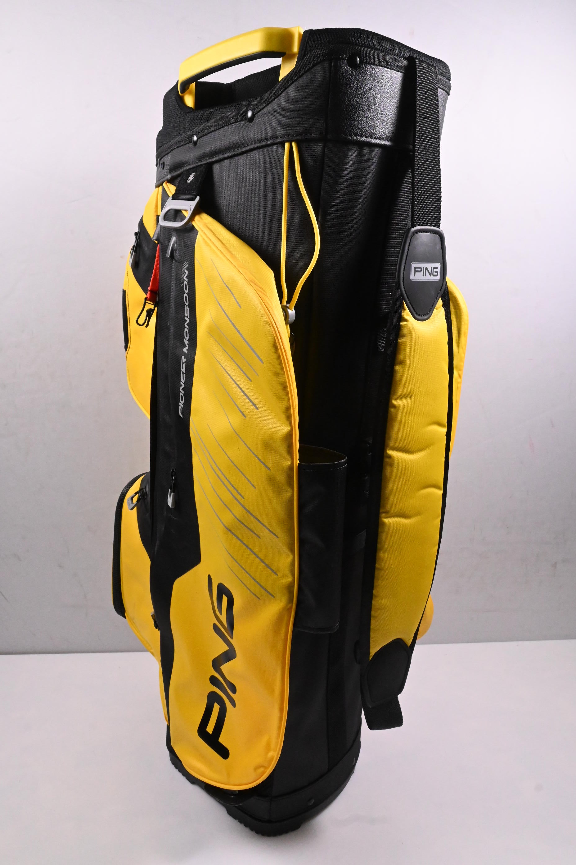 Ping Pioneer Monsoon Cart Bag / 15-Way Divider / Yellow, Black