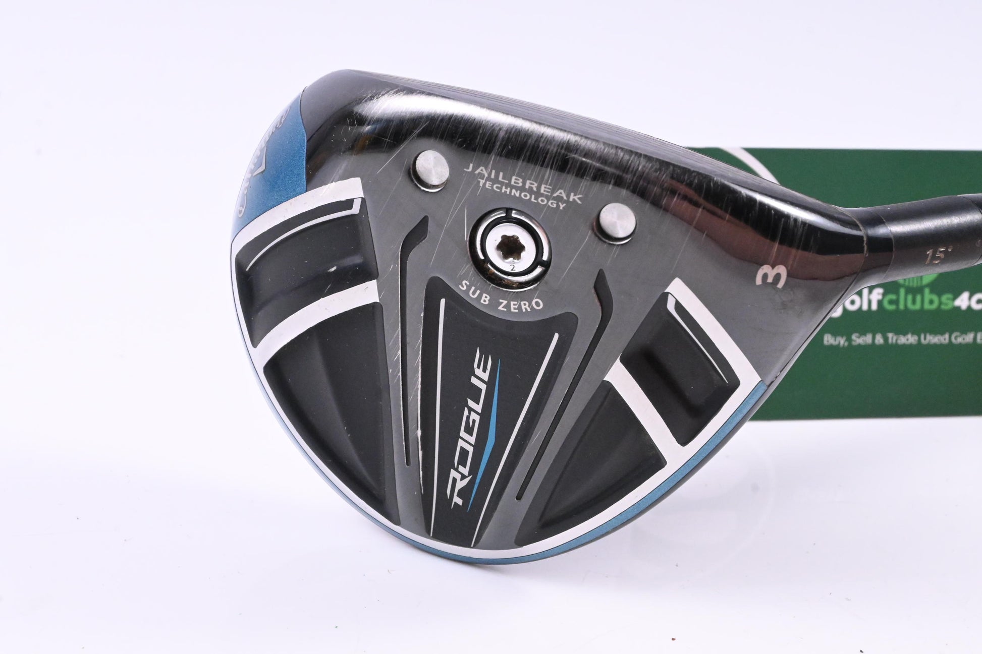 Callaway Rogue Sub Zero #3 Wood / 15 Degree / Regular Flex Evenflow 75 Shaft