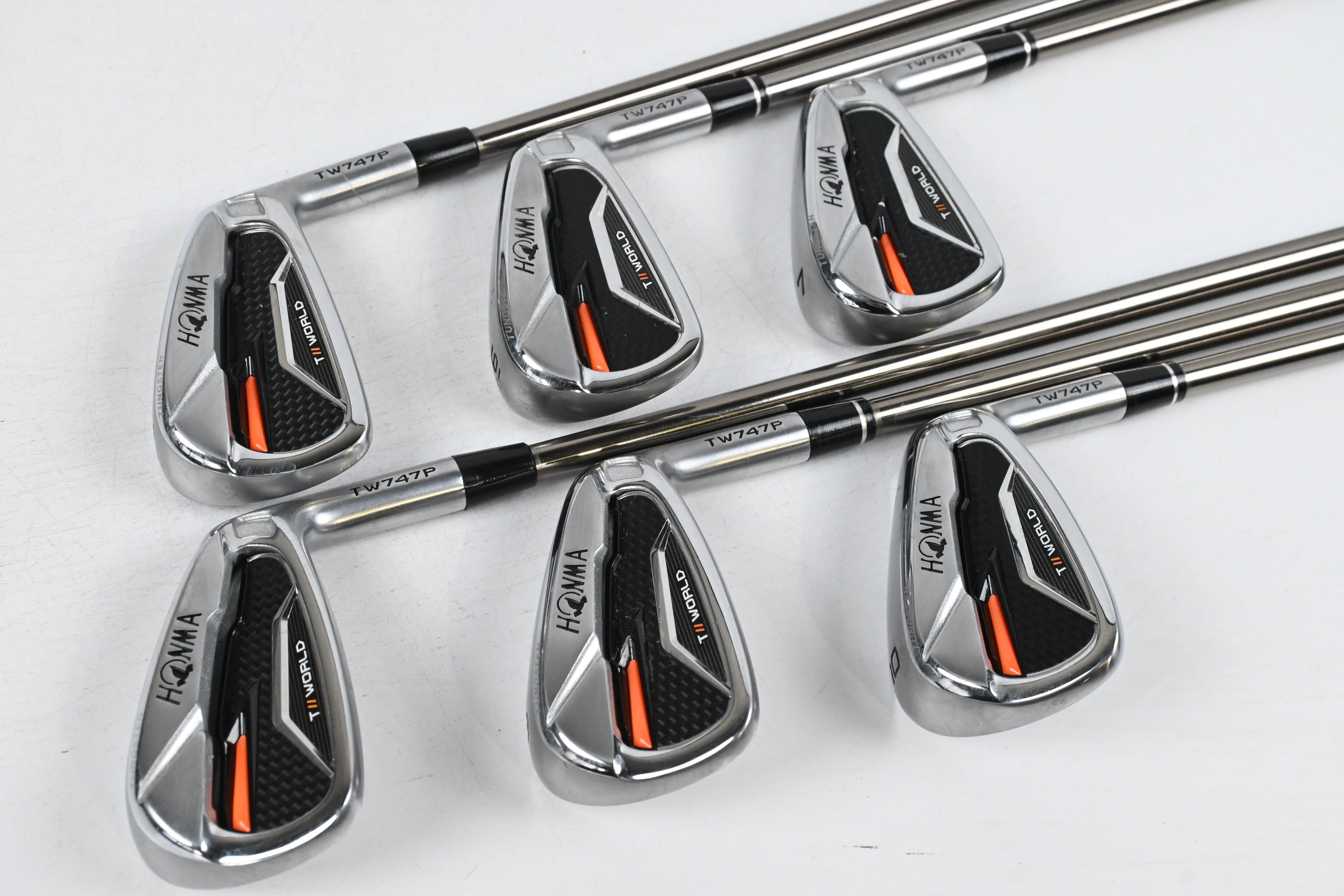 Honma TW747 P Irons / 5-PW / Stiff Flex UST Mamiya Recoil 110 Shafts
