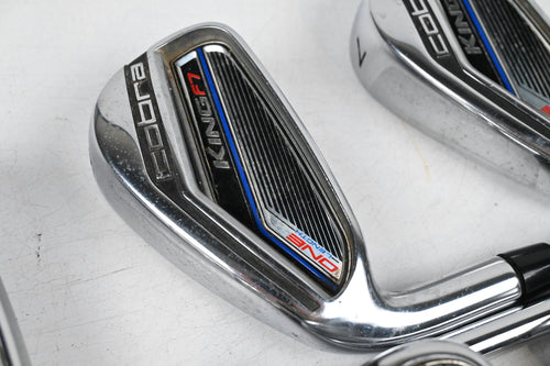 Left Hand Cobra King F7 One Length Irons / 5-PW / Regular Flex Cobra King F7 Shaft