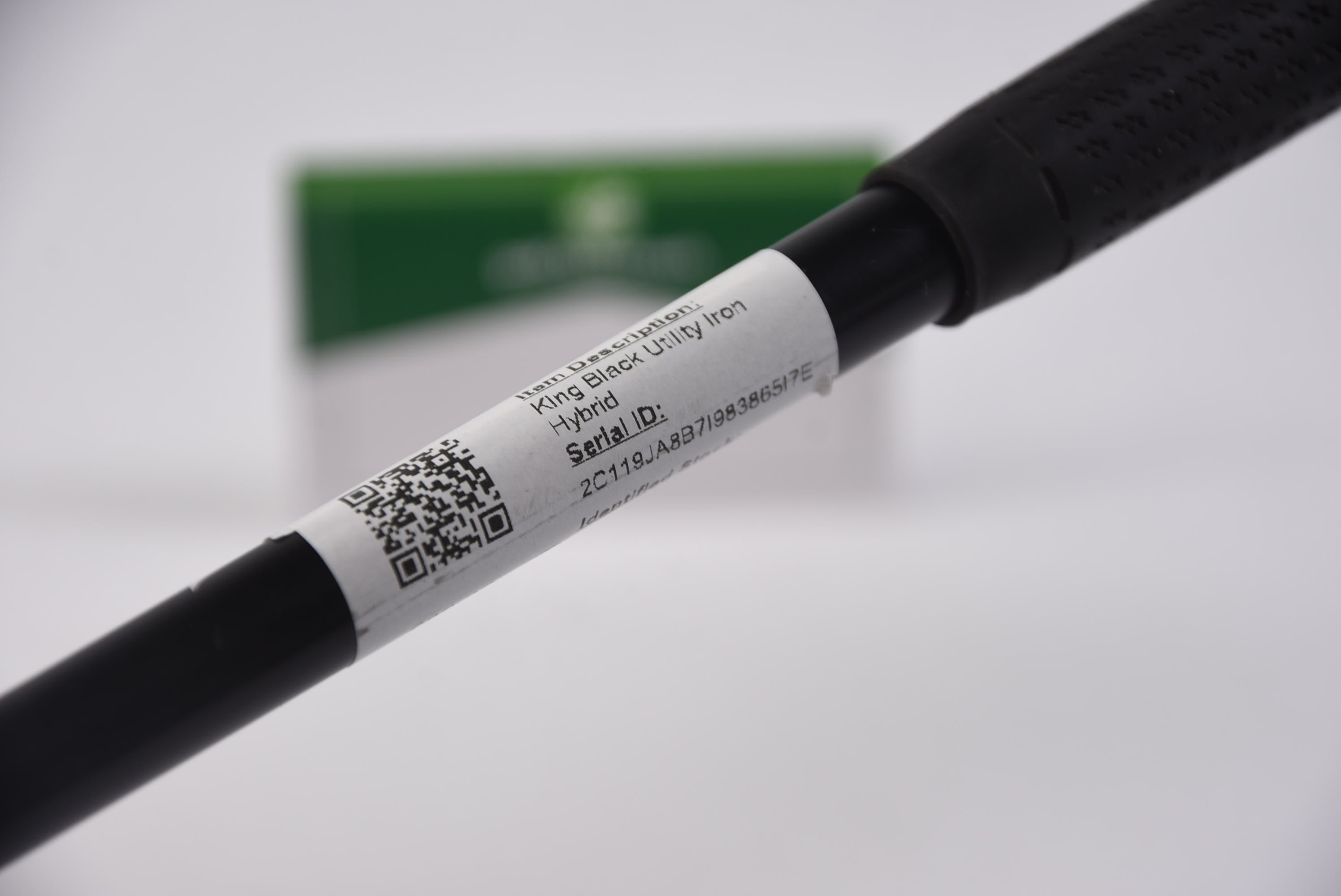 Cobra King Black Utility #4 Iron / 21-24 Degree / Regular Flex Recoil ES 780