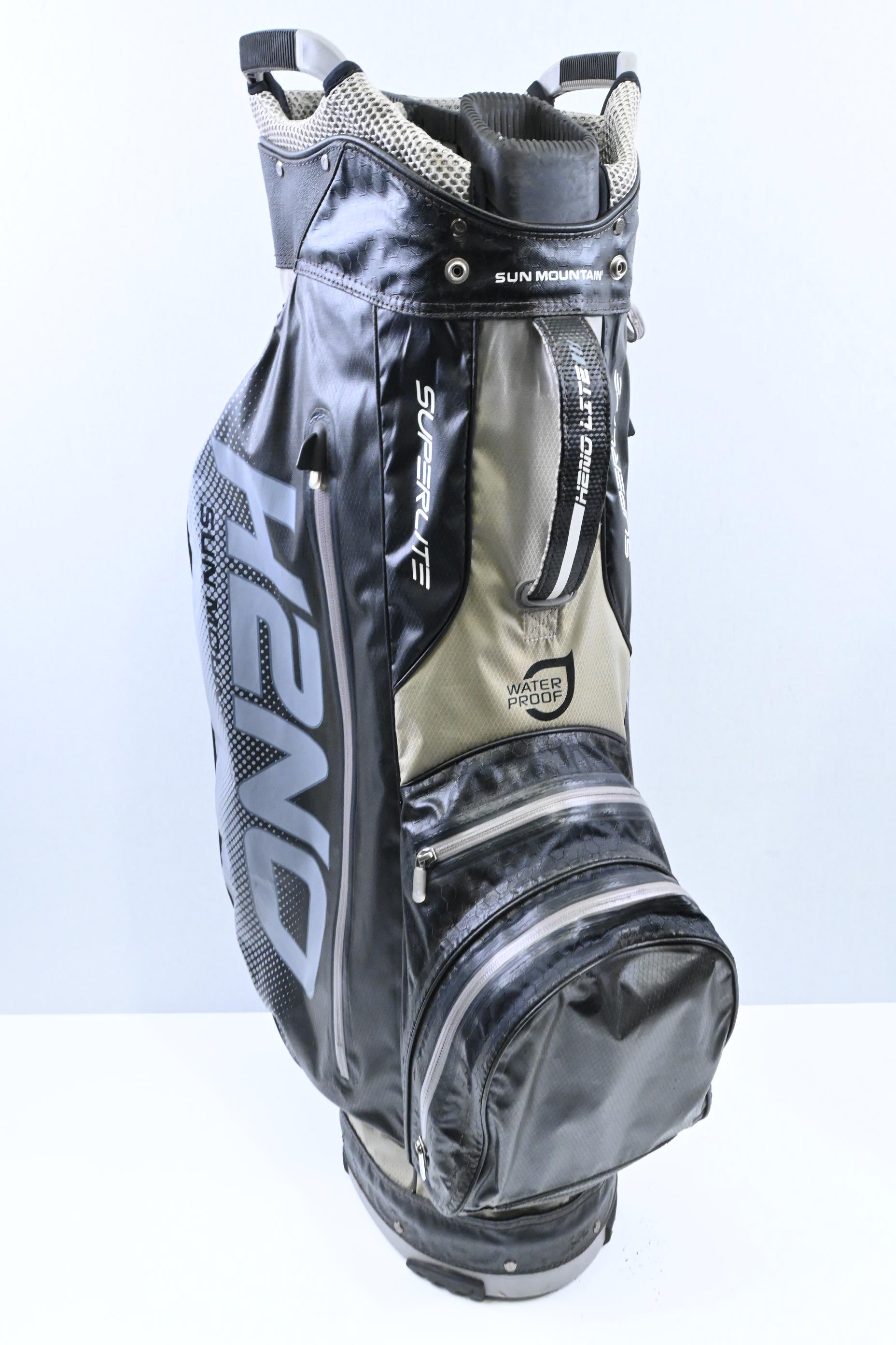 Sun Mountain H2NO Superlite Cart Bag / 10-Way / Black, Grey