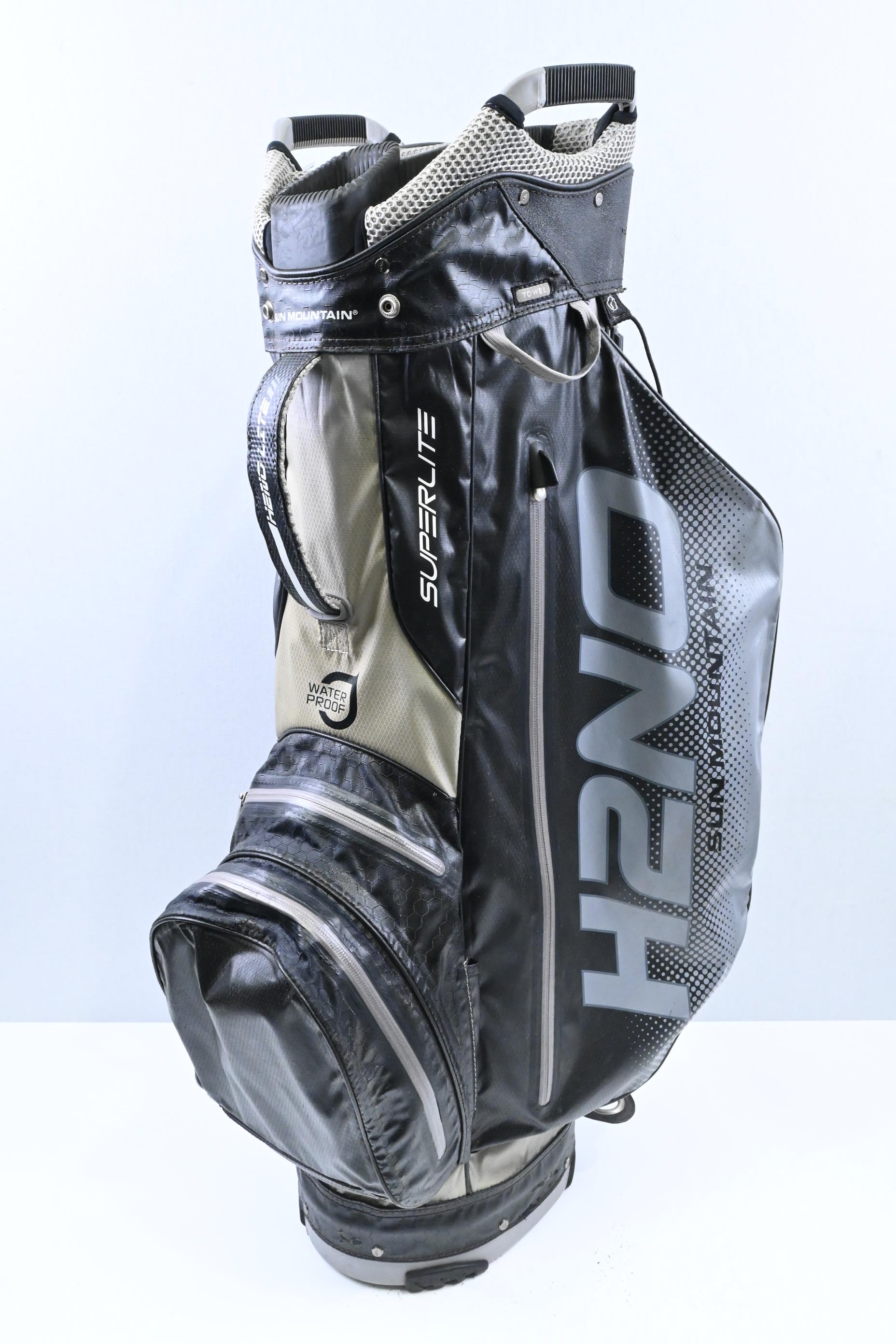 Sun Mountain H2NO Superlite Cart Bag / 10-Way / Black, Grey