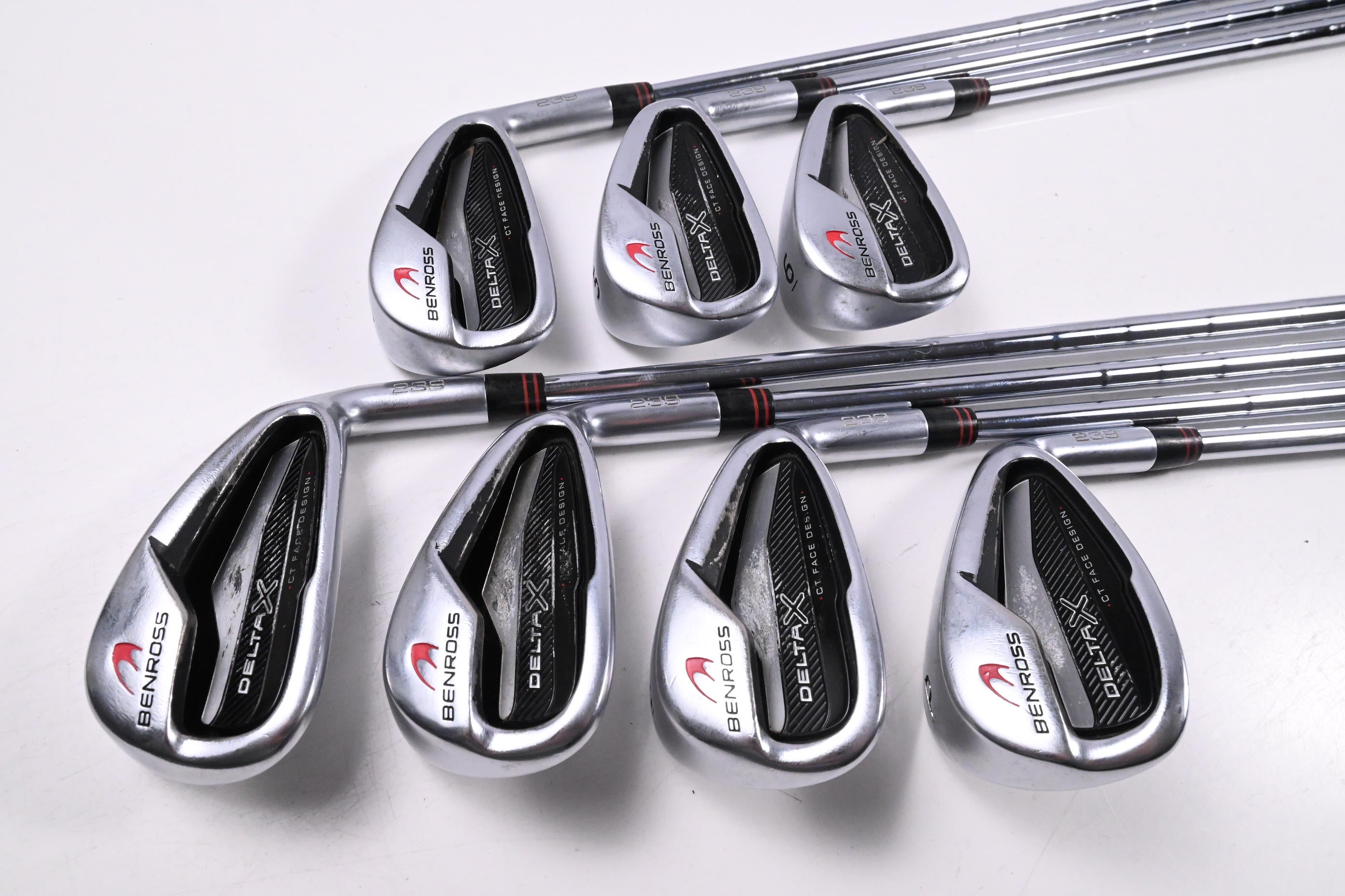 Benross Delta X Irons / 4-PW / Stiff Flex KBS Tour 105 Shafts