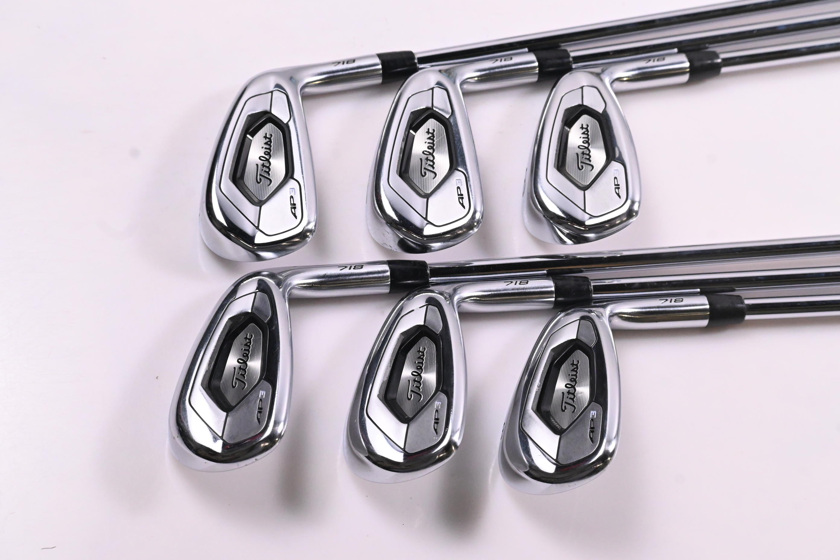 Titleist 718 AP3 Irons / 6-PW+48° / Regular Flex AMT Red R300 Shafts