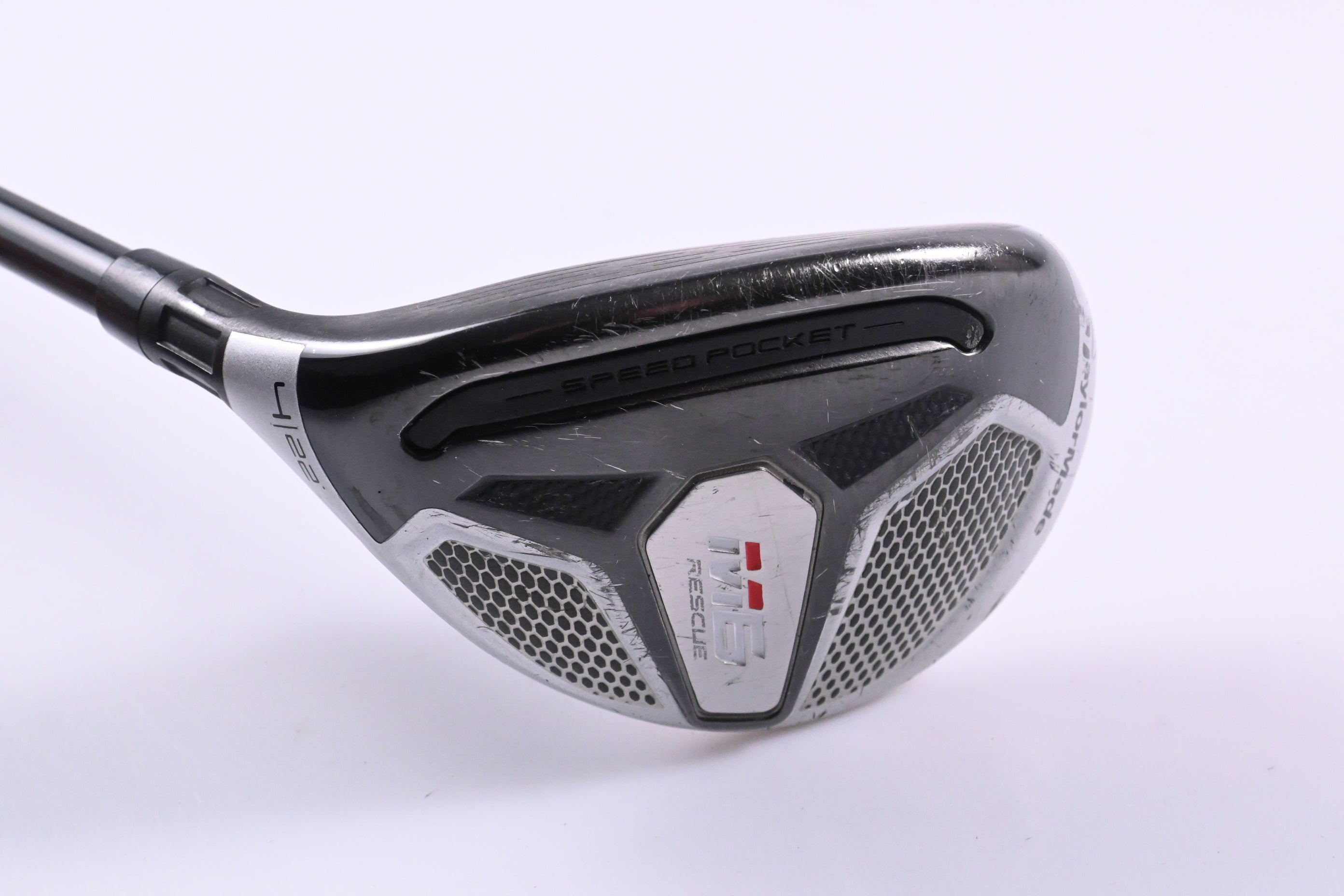 Left Hand Taylormade M6 #4 Hybrid / 22 Degree / Regular Flex Atmos Orange 6