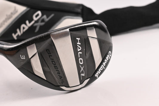 Left Hand Cleveland Halo XL #3 Hybrid / 18 Degree / Stiff Flex Tensei AV Blue 65