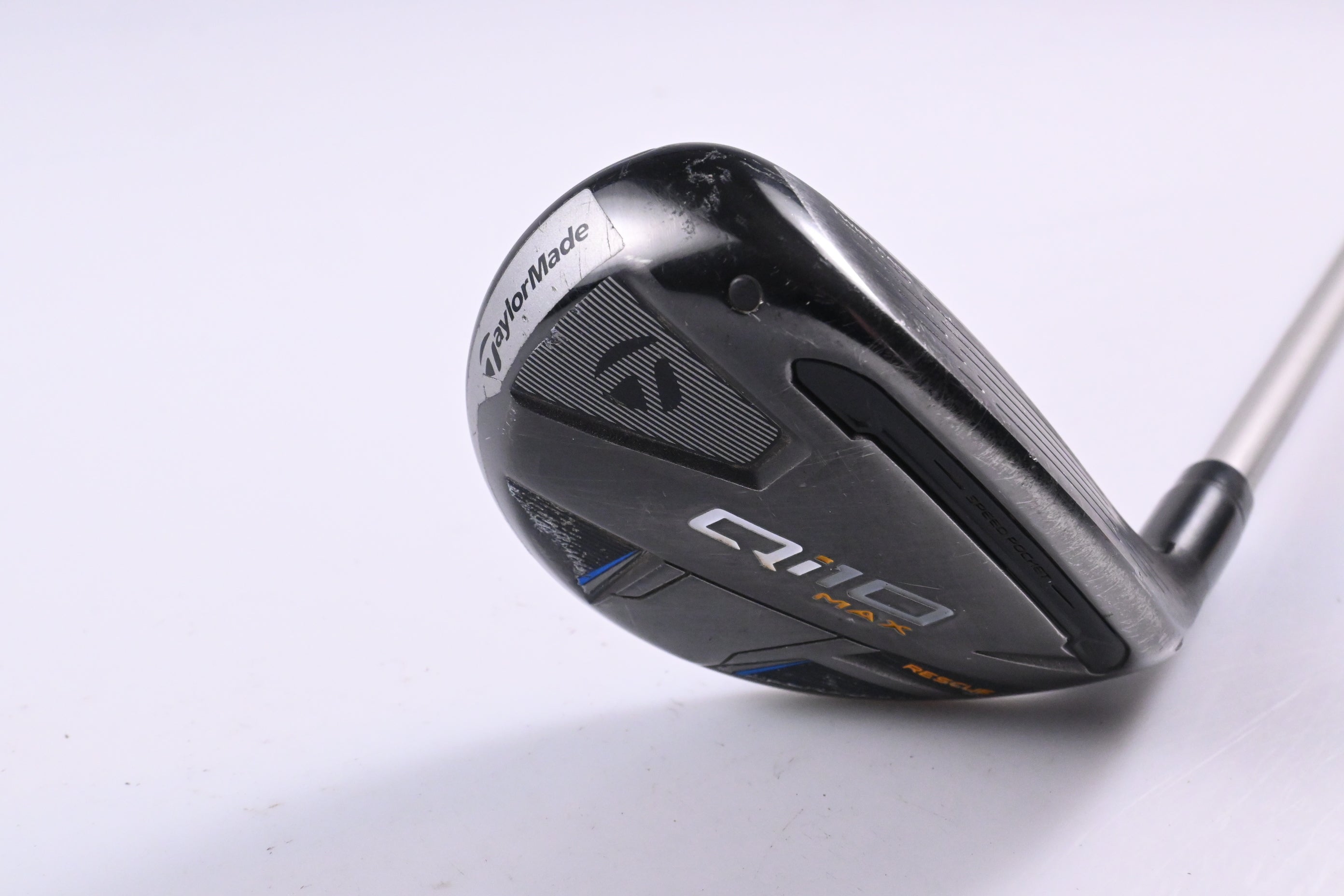 Taylormade Qi10 Max #4 Hybrid / 23 Degree / Stiff Flex UST Mamiya iROD Shaft