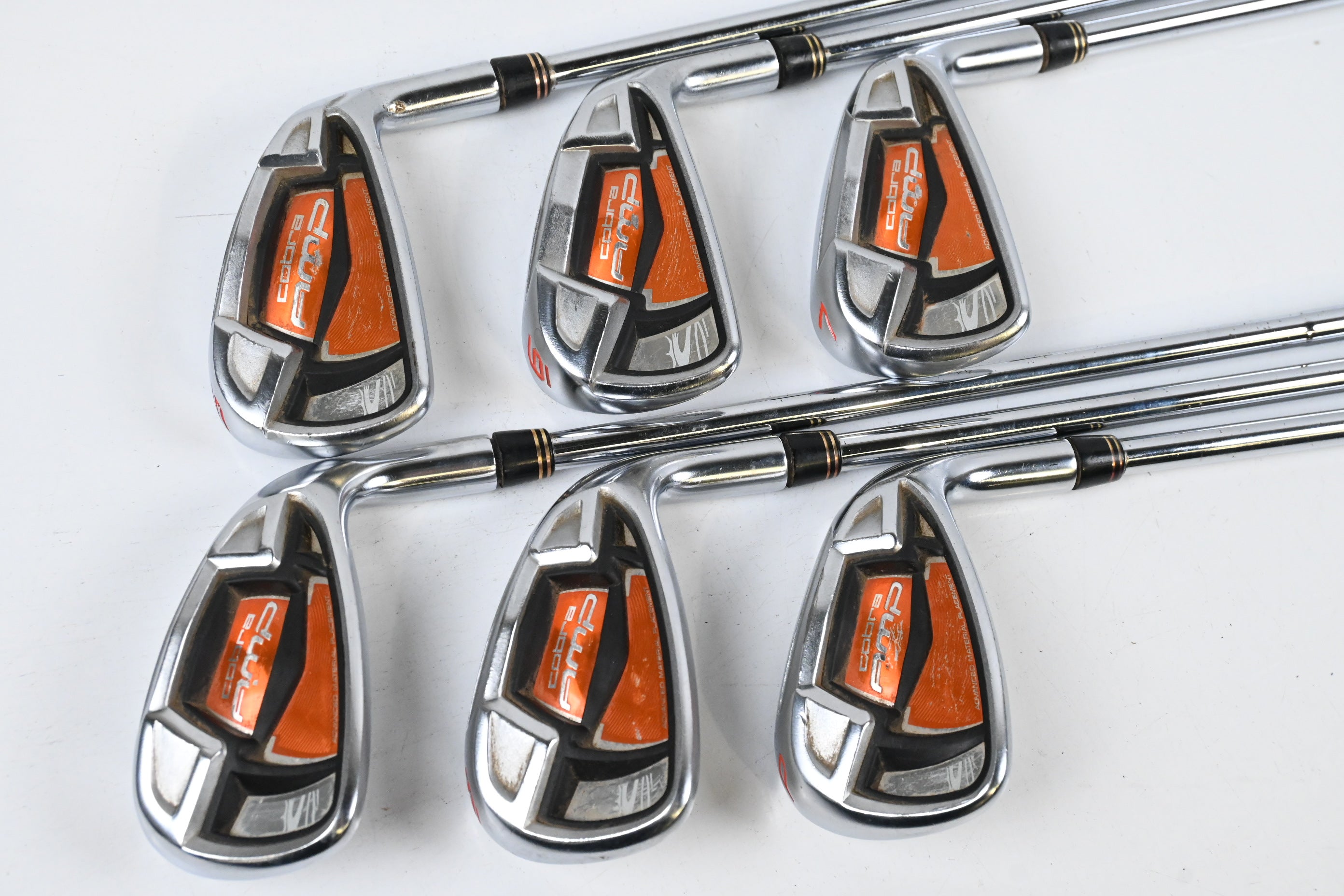 Cobra AMP Irons / 5-PW / Regular Flex Dynalite Gold 90 Shafts