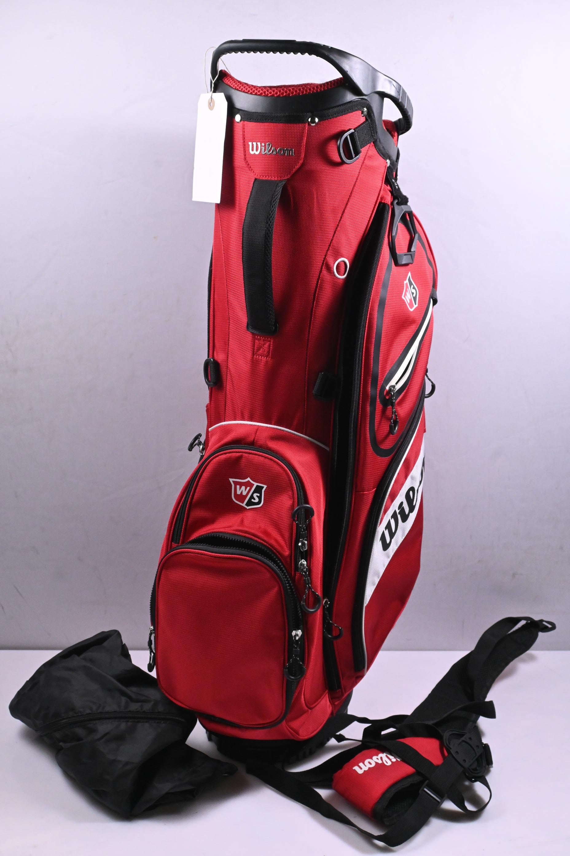 Wilson Staff Stand Bag / 5-Way Divider / Red