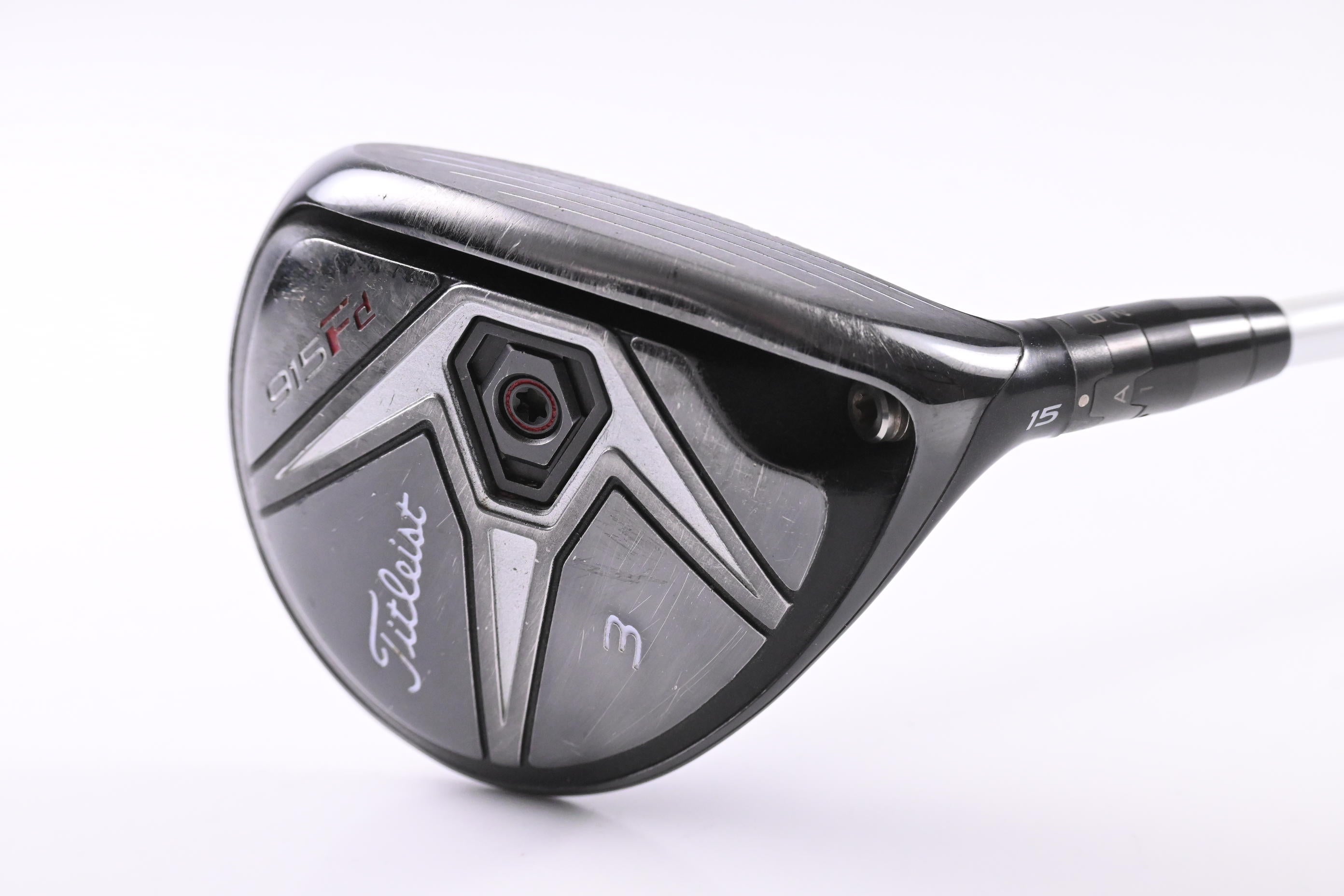 Titleist 915 F #3 Wood / 15 Degree / Stiff Flex Aldila Rogue Black 95 MSI 80