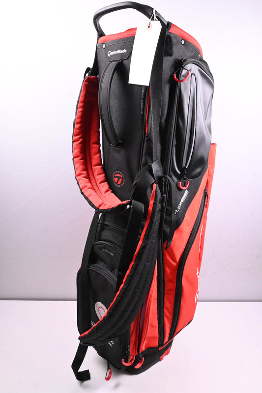 Taylormade Flex Tech Crossover Stand Bag / 14-Way Divider / Red, Black