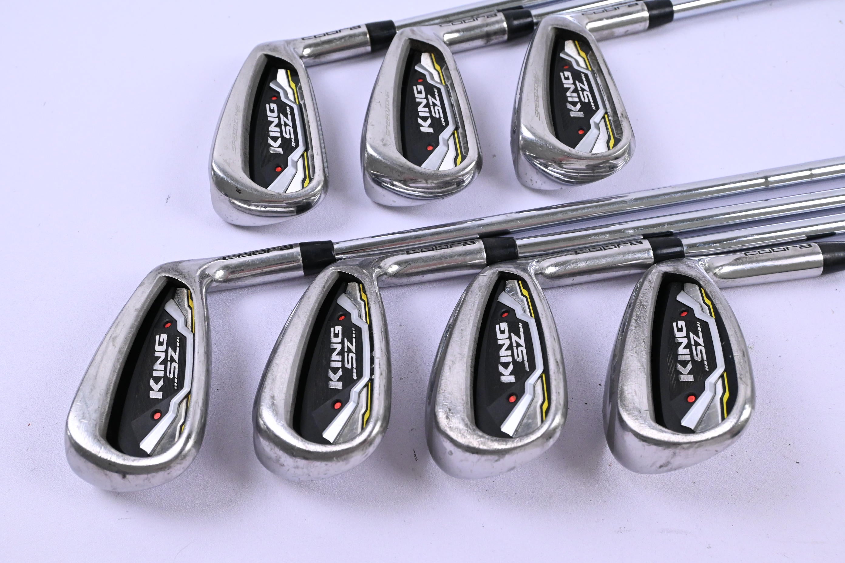 Cobra King Speedzone Irons / 5-PW / Regular Flex KBS Tour 90 Shafts