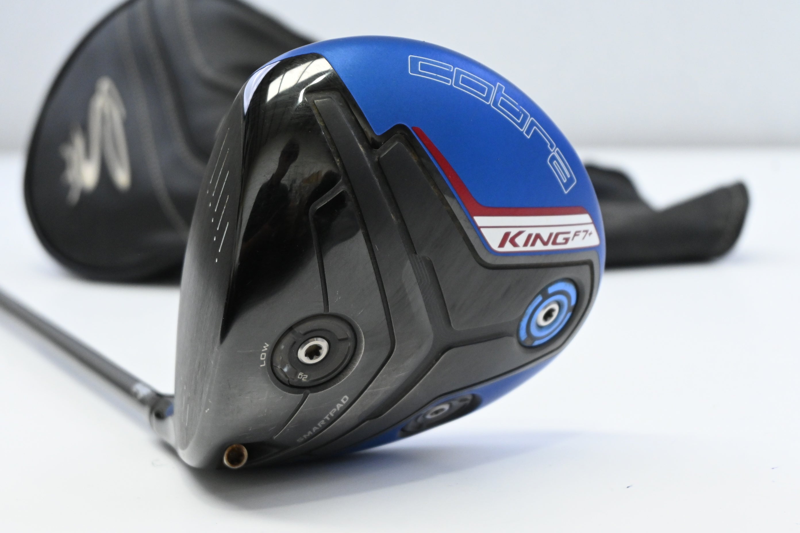 Left Hand Cobra King F7+ Driver / 8-11 Degree / Regular Flex Evenflow Riptide 50