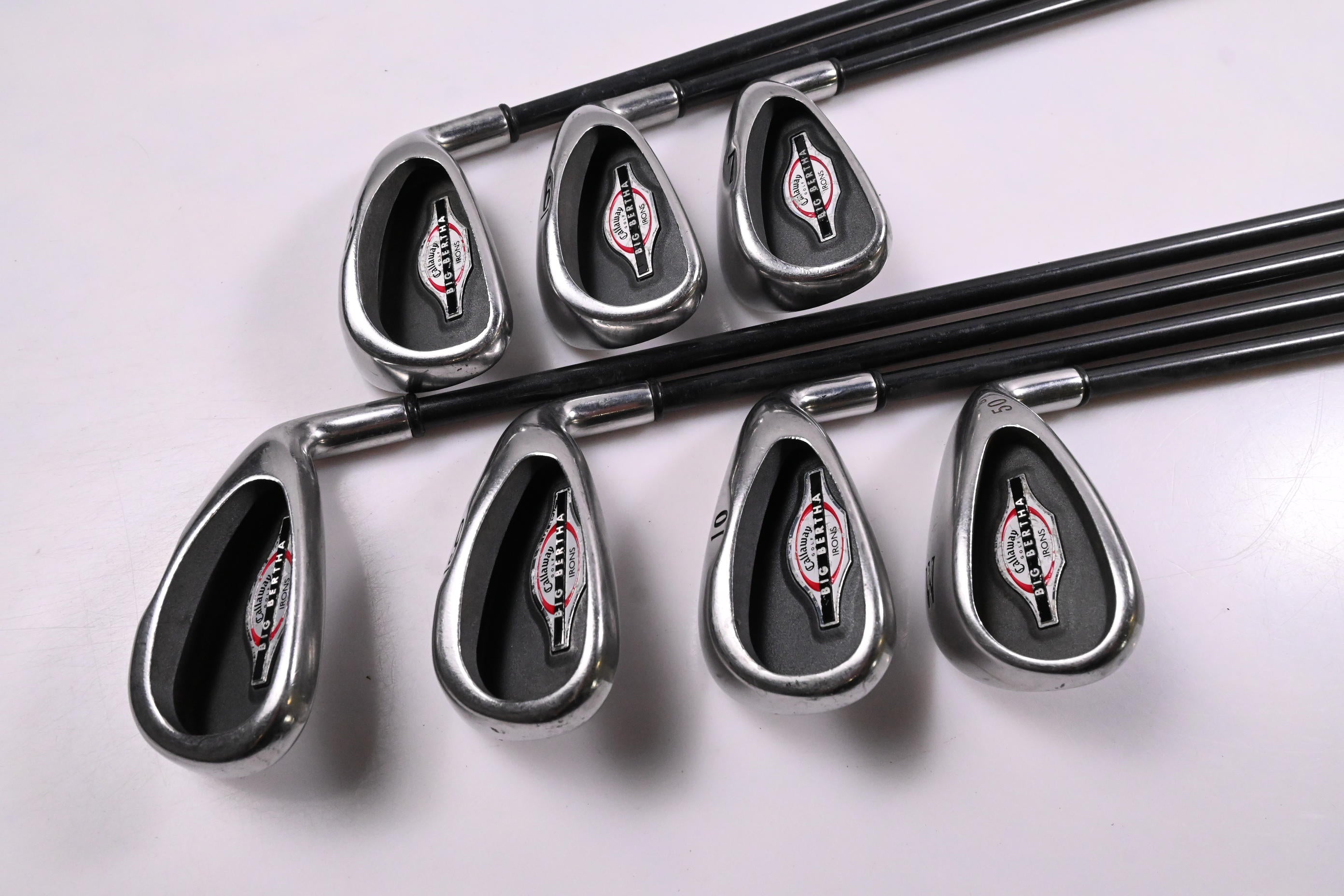 Callaway Big Bertha 2002 Irons / 5-PW+GW / Regular Flex Callaway RCH 75 Shafts