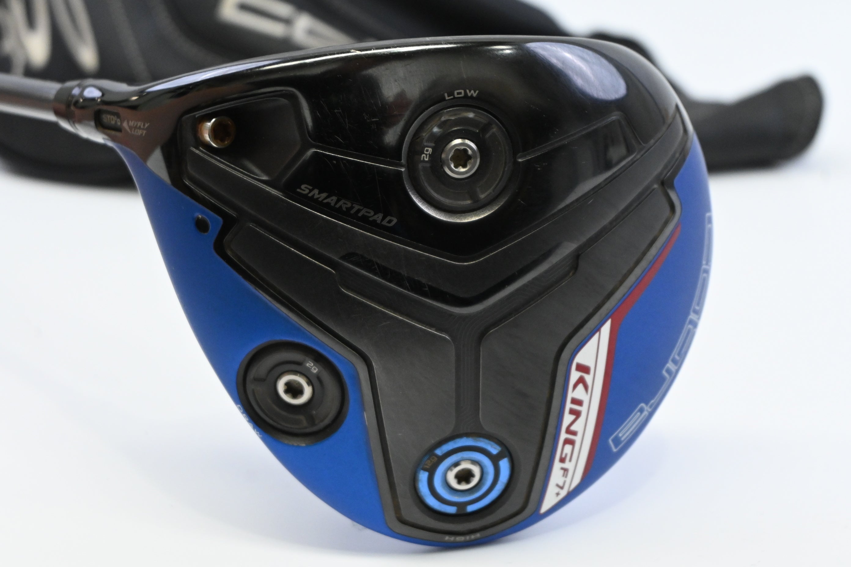 Left Hand Cobra King F7+ Driver / 8-11 Degree / Regular Flex Evenflow Riptide 50
