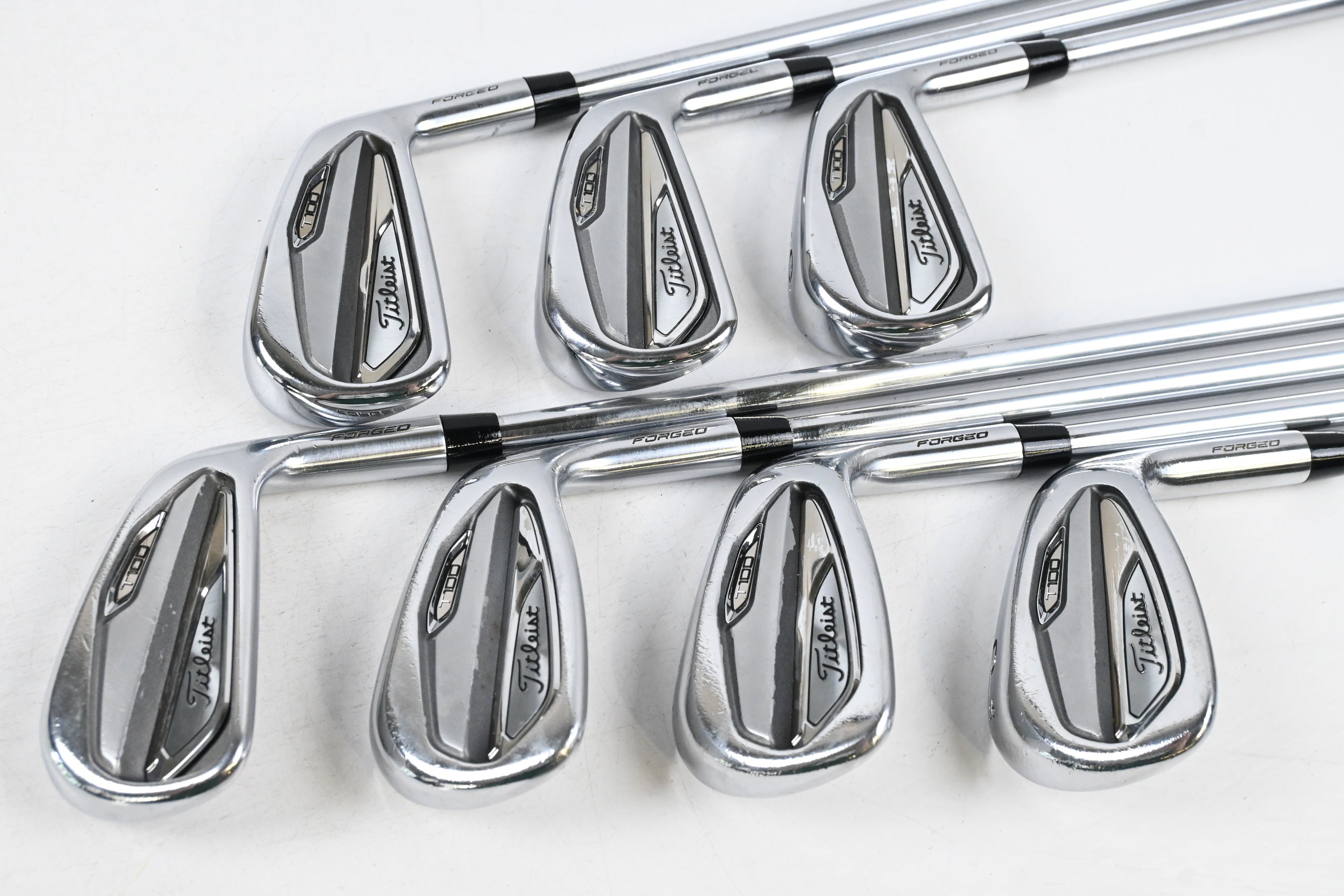 Titleist T100 2019 Irons / 4-PW / Regular+ Flex Project X Rifle Shafts