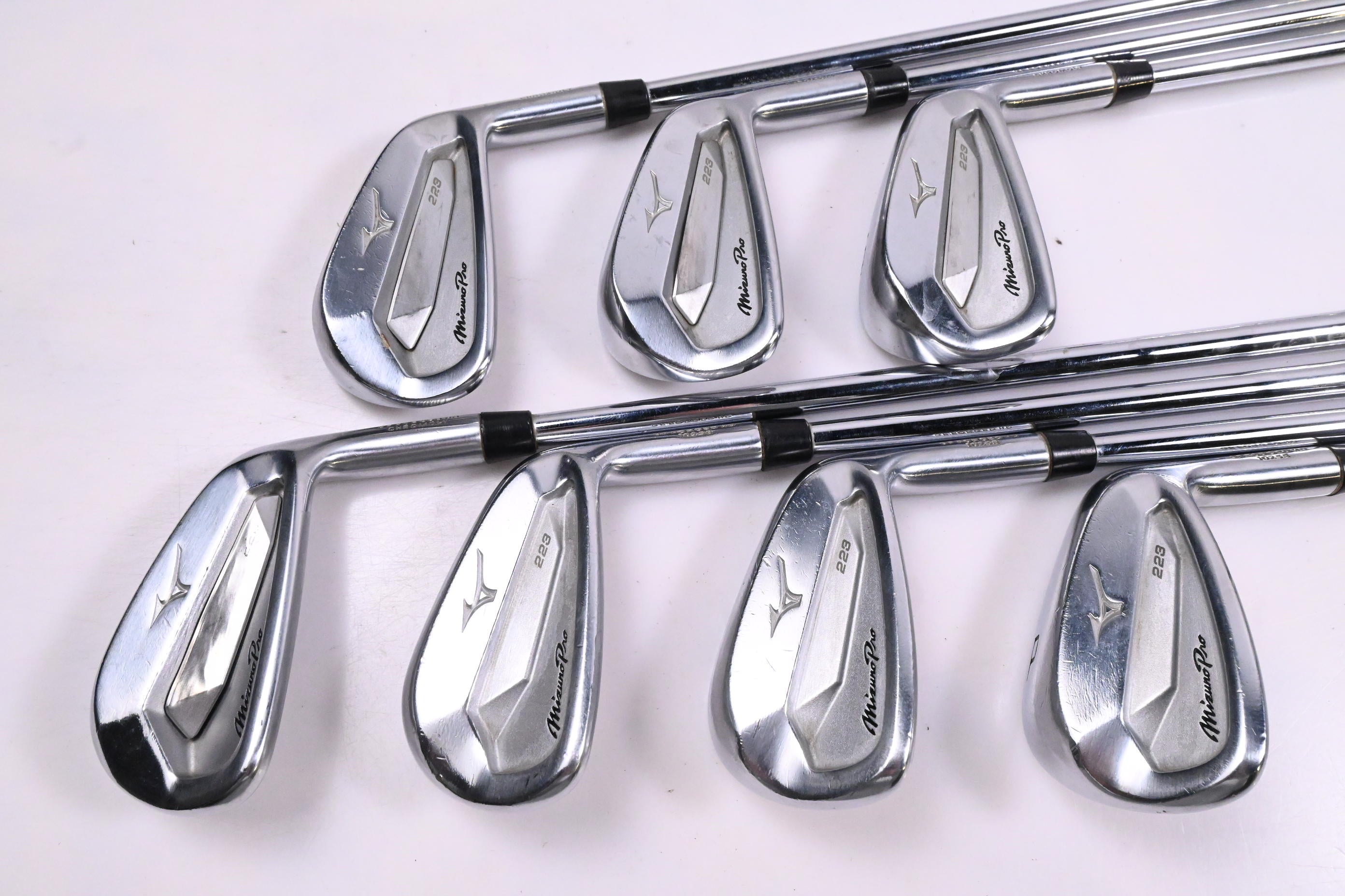 Mizuno Pro 223 Irons / 4-PW / X-Flex KBS $-Taper 130 Shafts