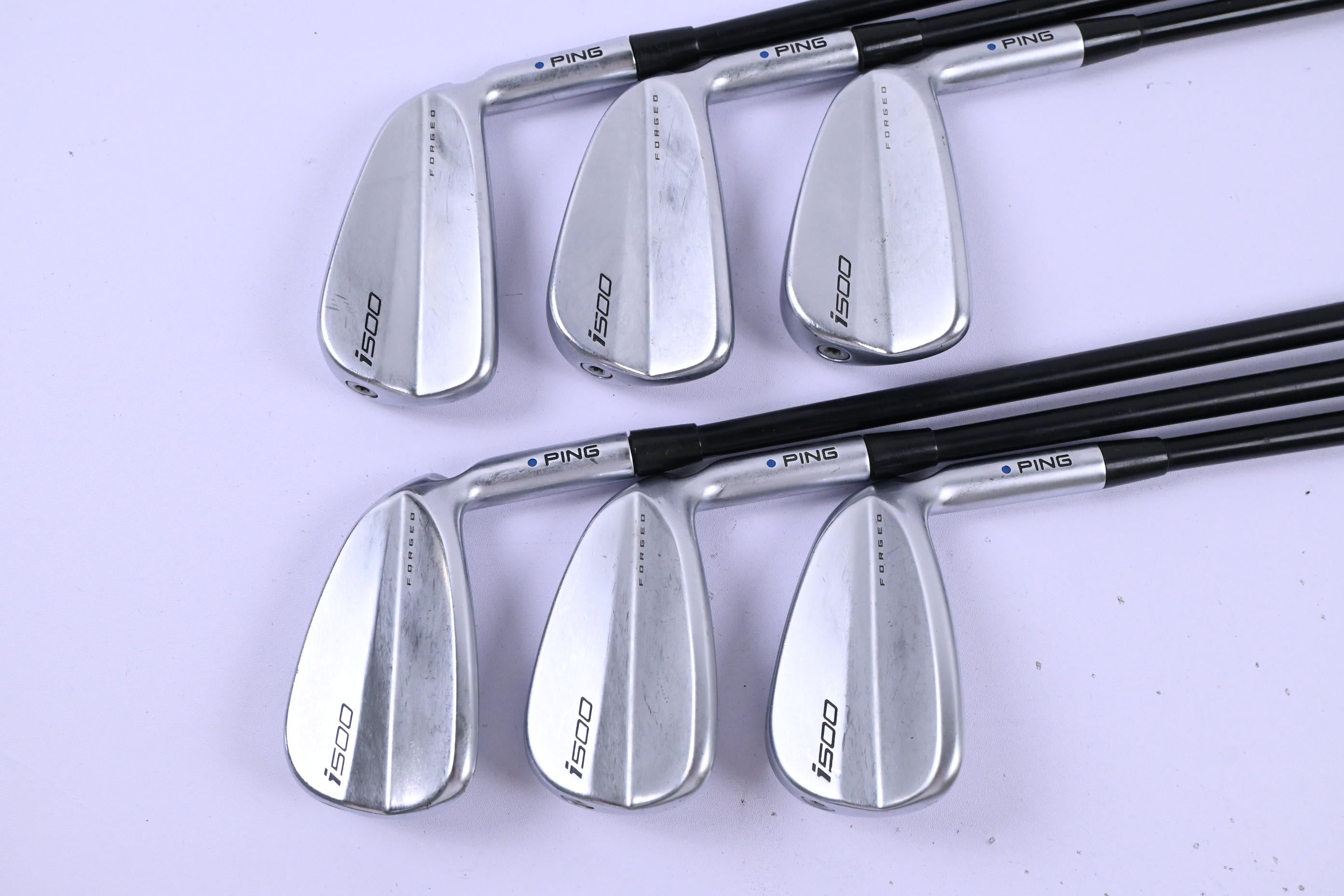 Ping i500 Irons / 5-PW / Blue Dot / Regular Flex Ping Alta CB Shafts