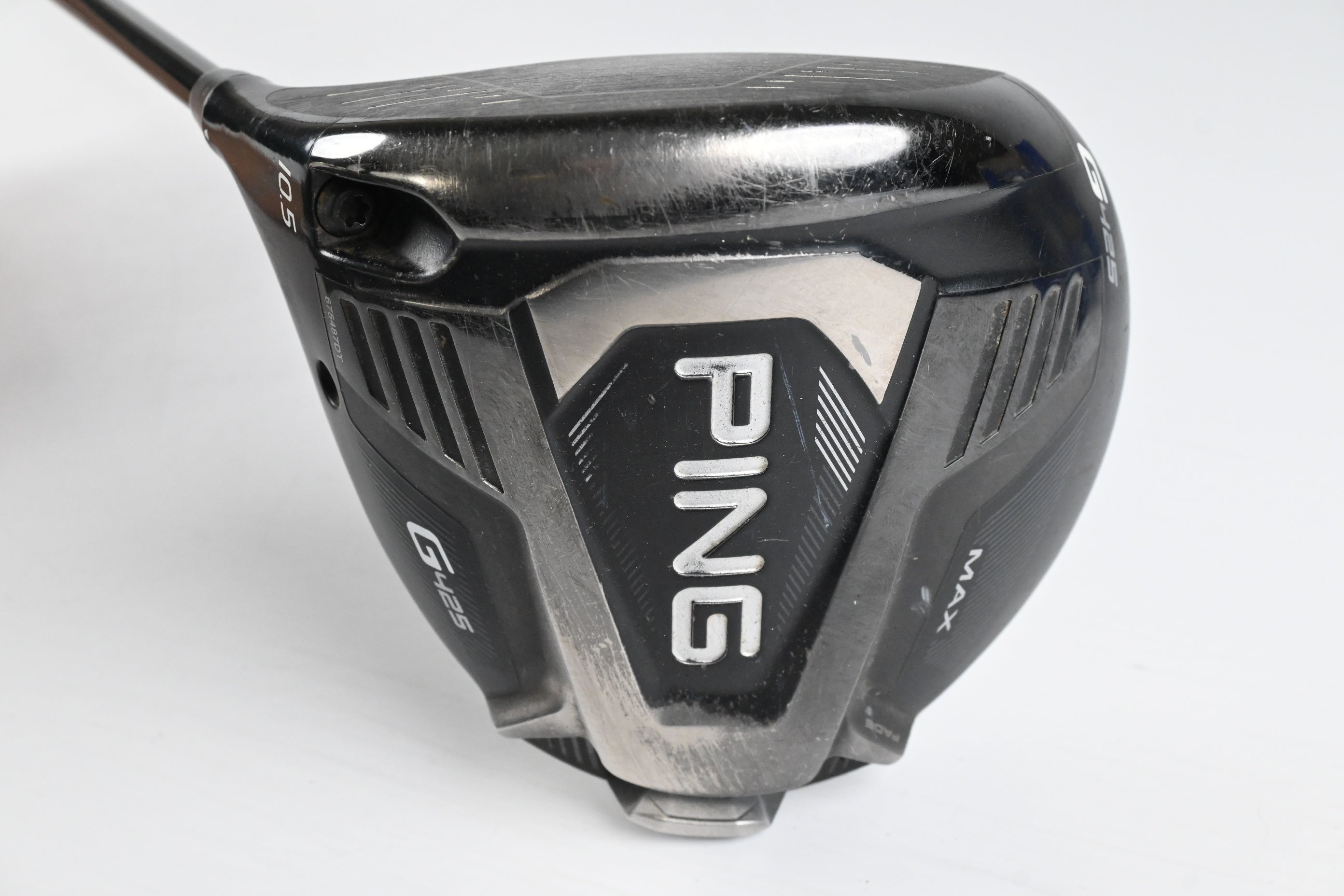Left Hand Ping G425 Max Driver / 10.5 Degree / Stiff Flex Hzrdus Smoke Red RDX 60