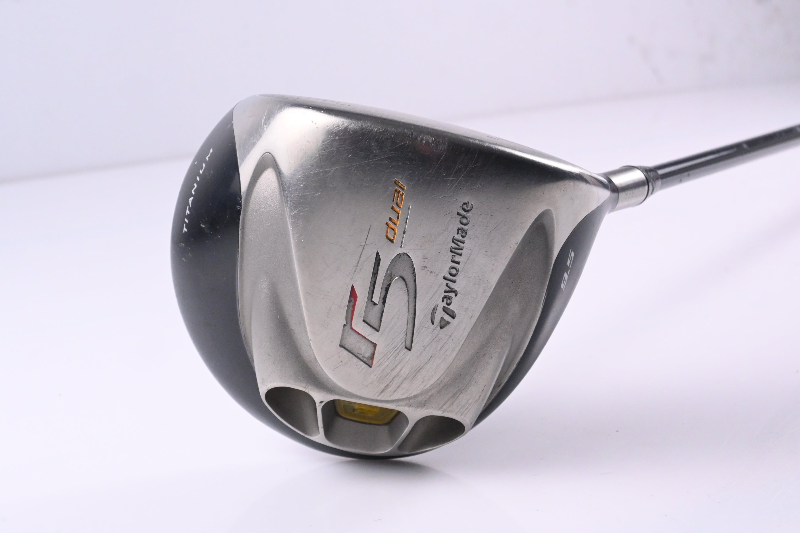 Taylormade R5 Dual Driver / 9.5 Degree / Stiff Flex Aldila Voodoo S-Core Shaft