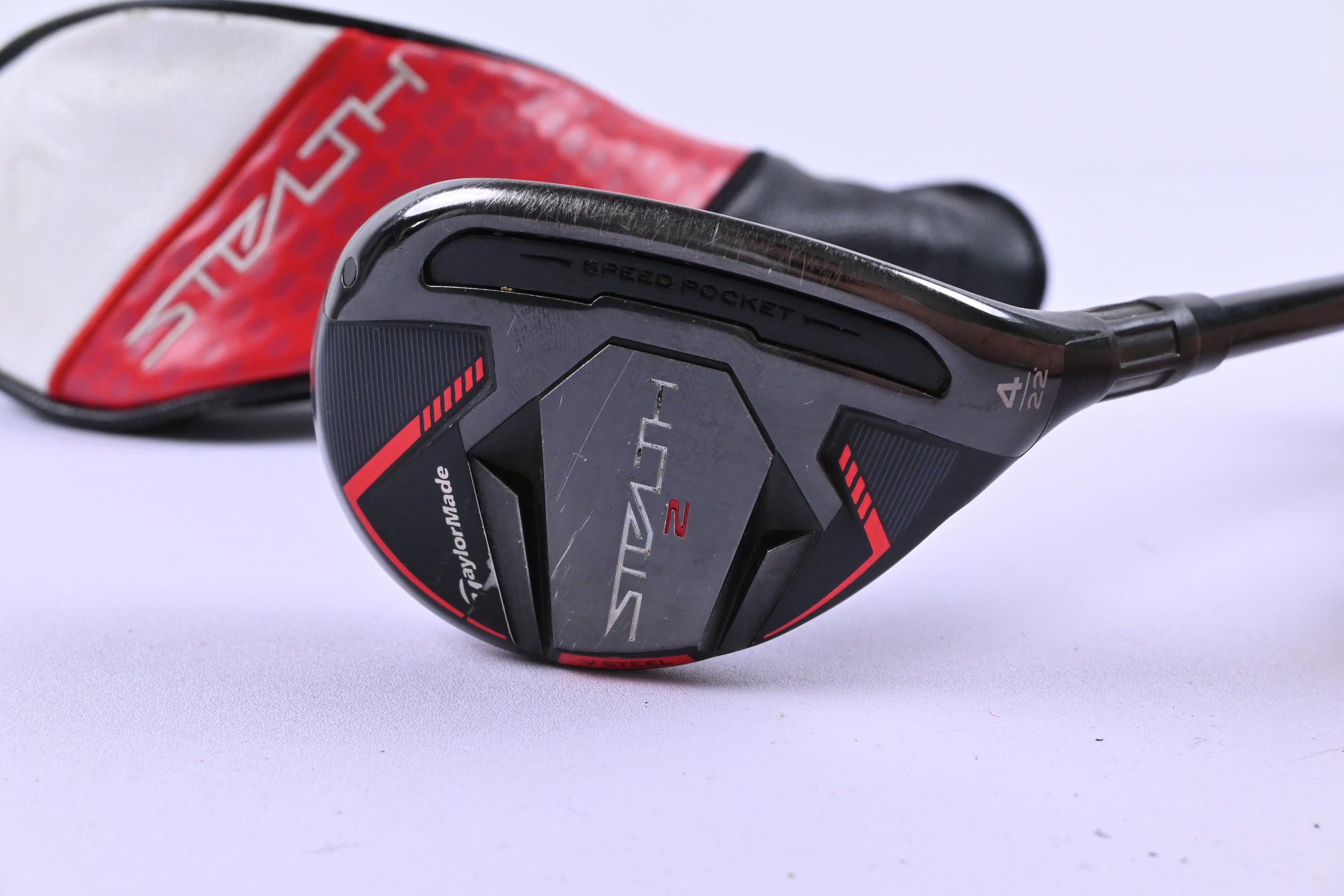 Taylormade Stealth 2 #4 Hybrid / 22 Degree / Regular Flex Fujikura Ventus TR Red