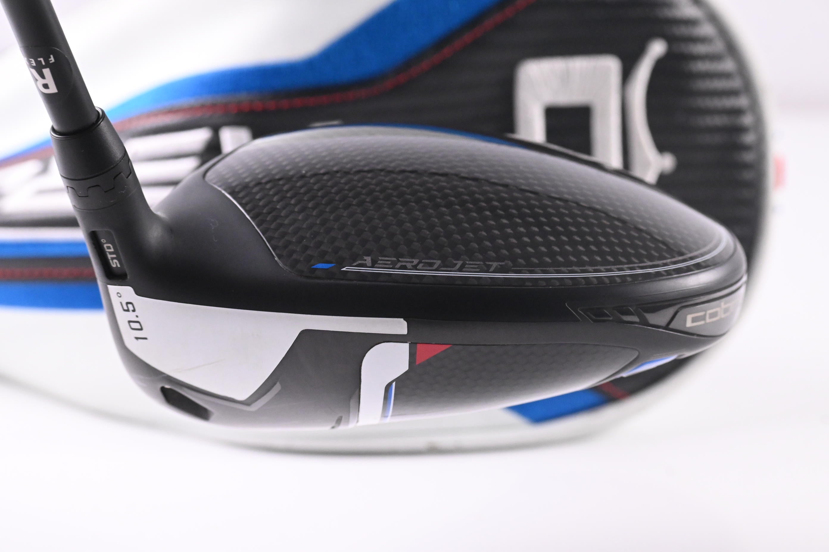 Cobra Aerojet Driver / 10.5 Degree / Regular Flex UST Mamiya Helium Nano Core