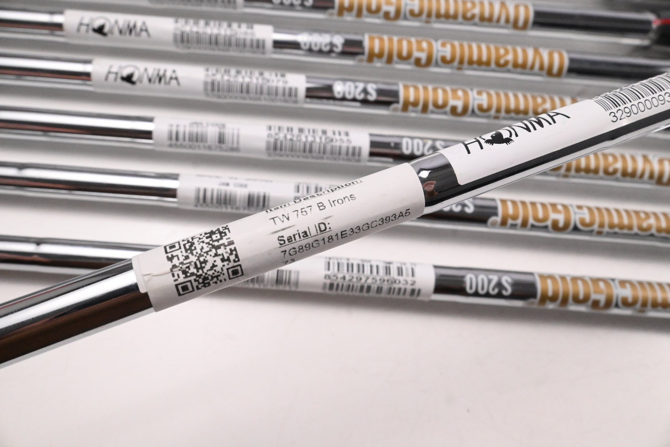 Honma TW 757 B Irons / 3-PW / Stiff Flex Dynamic Gold S200 Shafts