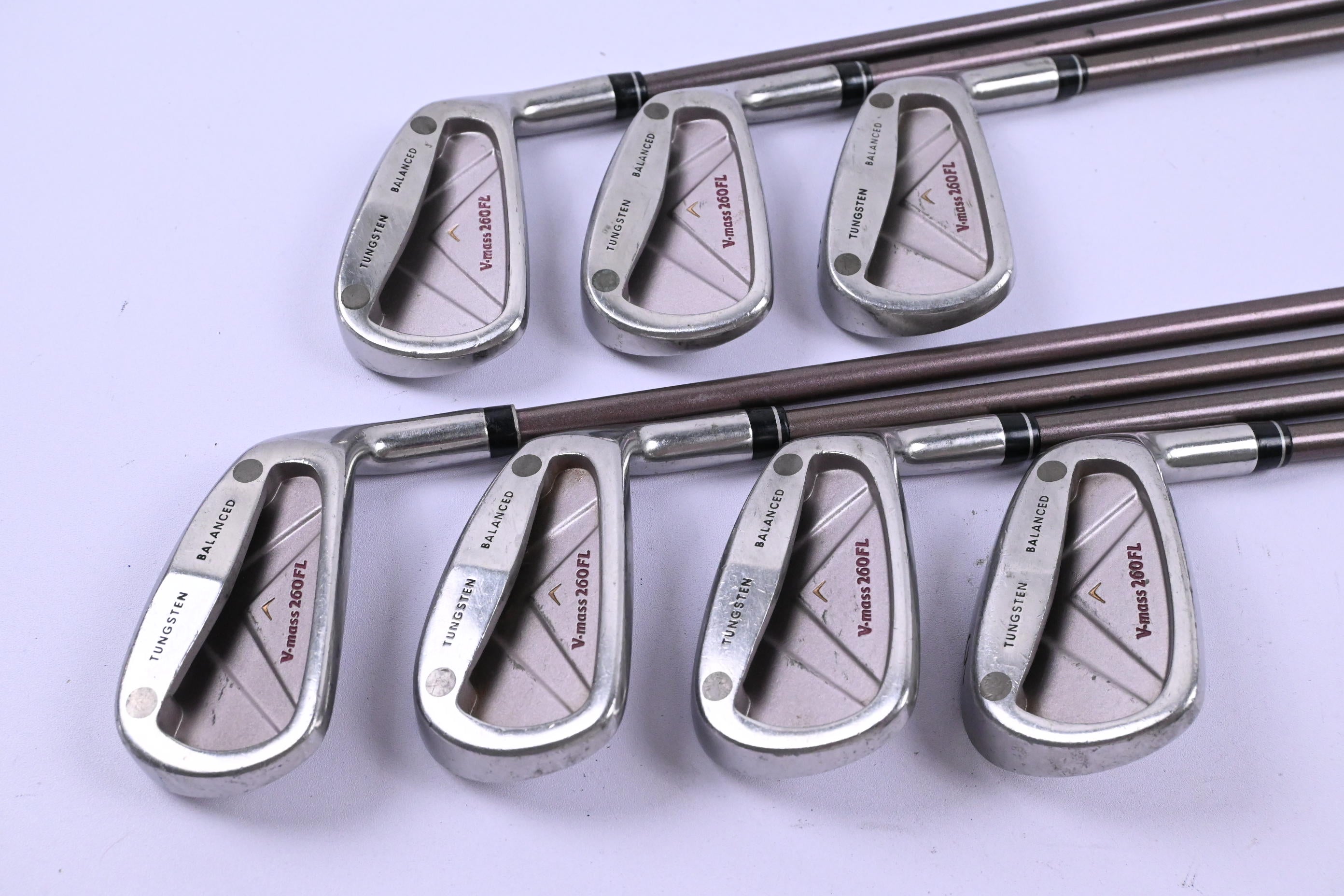 Ladies Yonex V-Mass 260 Irons / 3-9i / Ladies Flex Yonex Ultimum Ti 5 Shafts