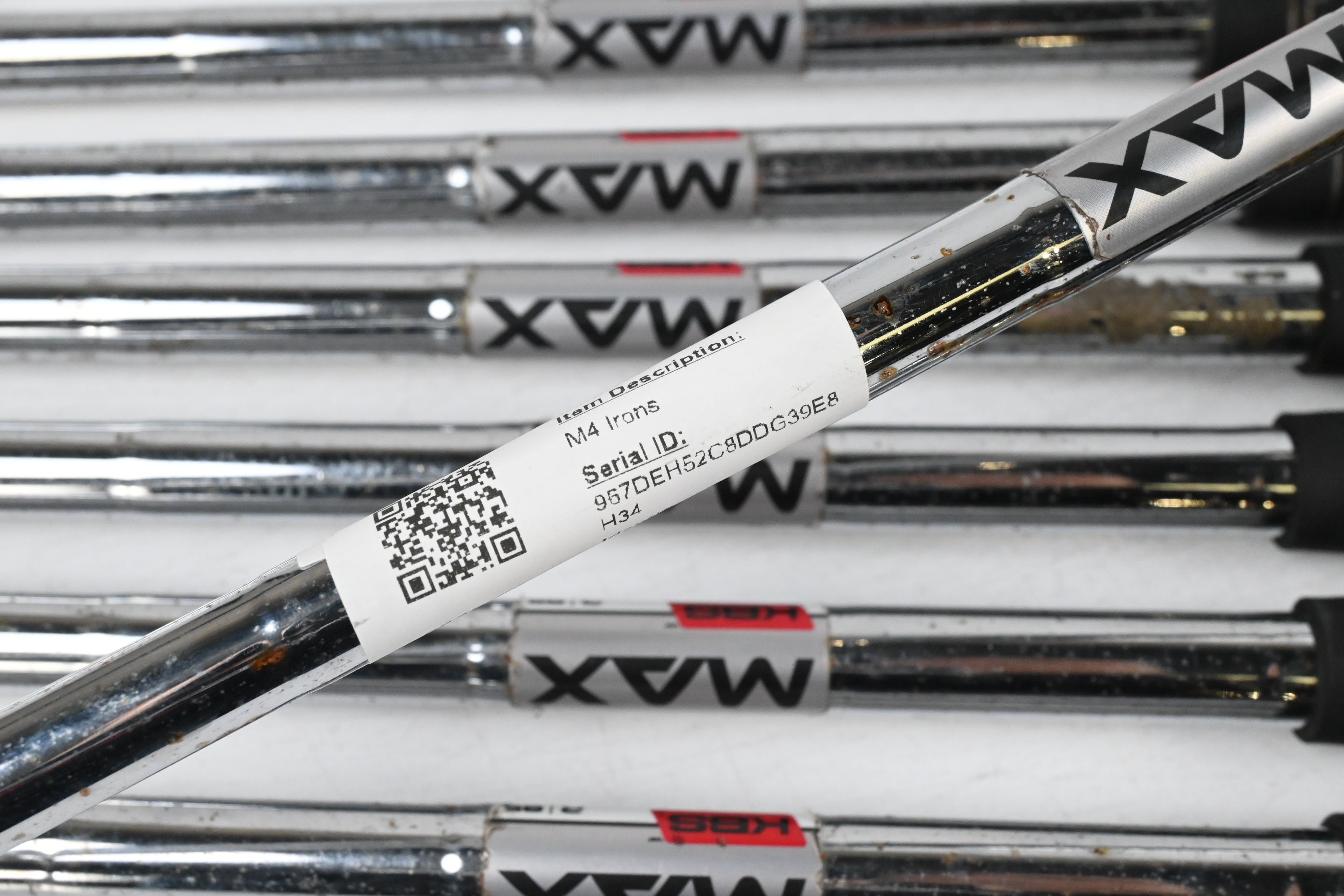 Taylormade M4 Irons / 5-PW+GW / Regular Flex KBS MAX 85 Shafts