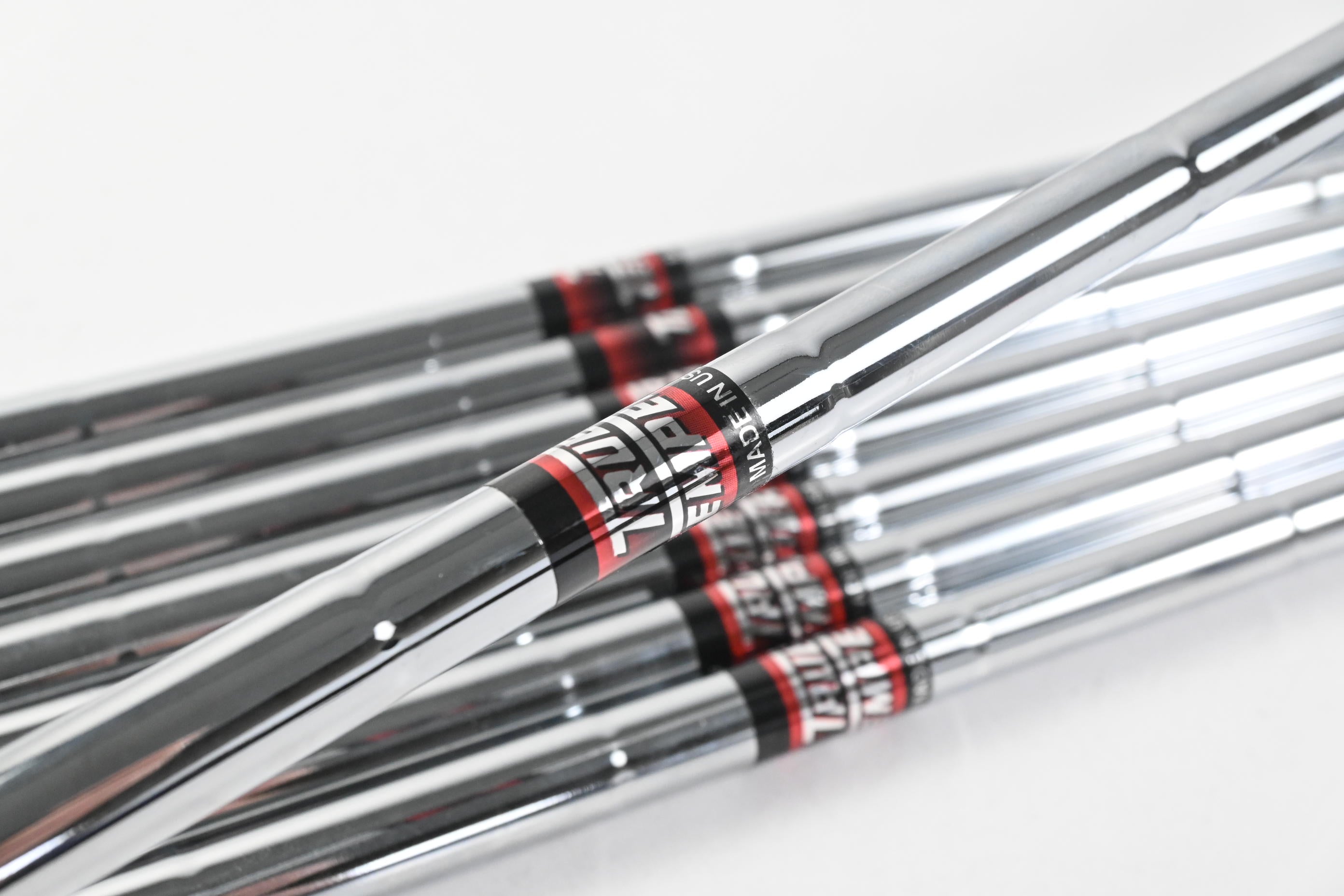 True Temper Iron Shafts / Regular Flex / Set of 8 / .355" Tip / Uncut
