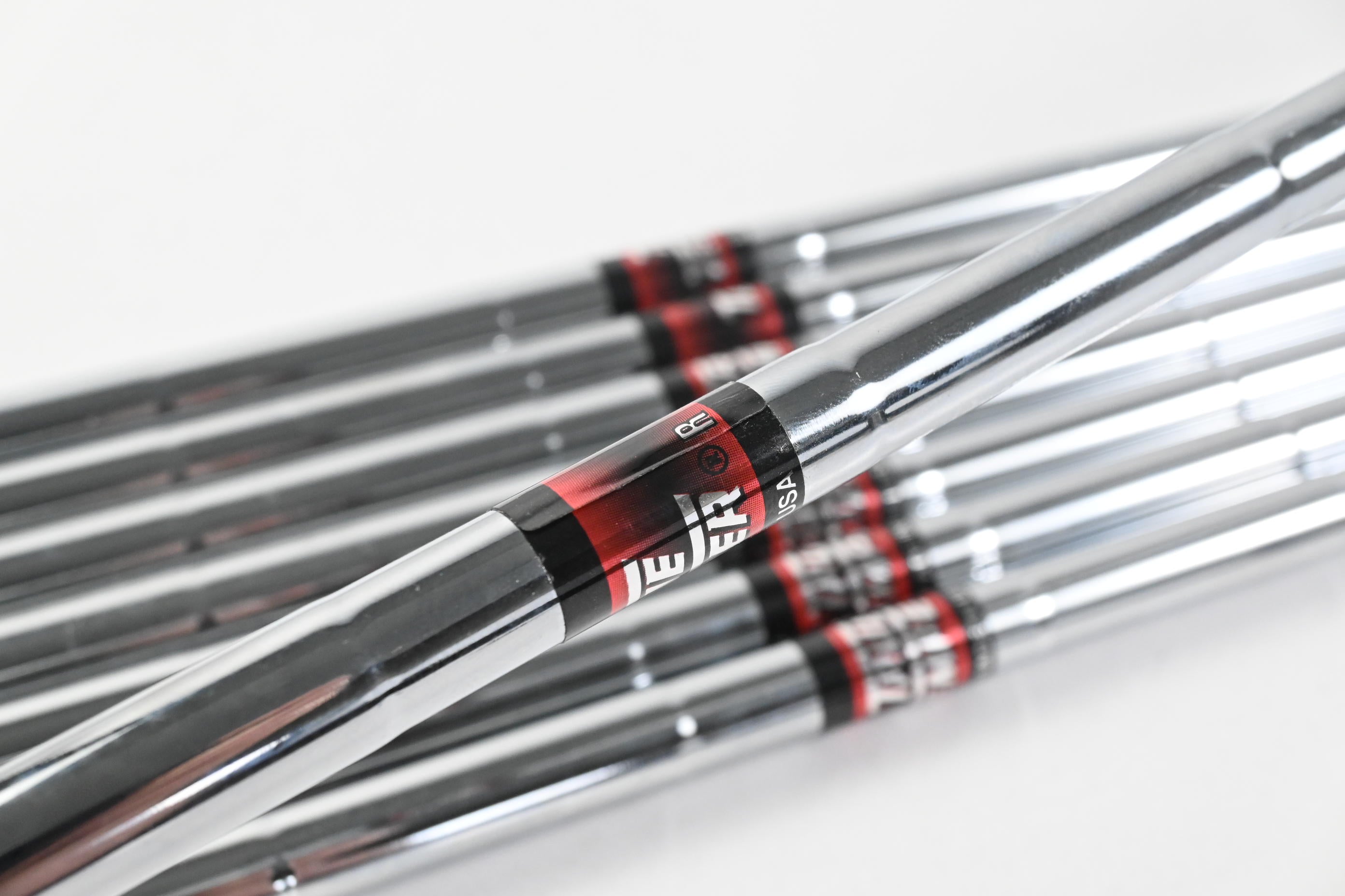 True Temper Iron Shafts / Regular Flex / Set of 8 / .355" Tip / Uncut