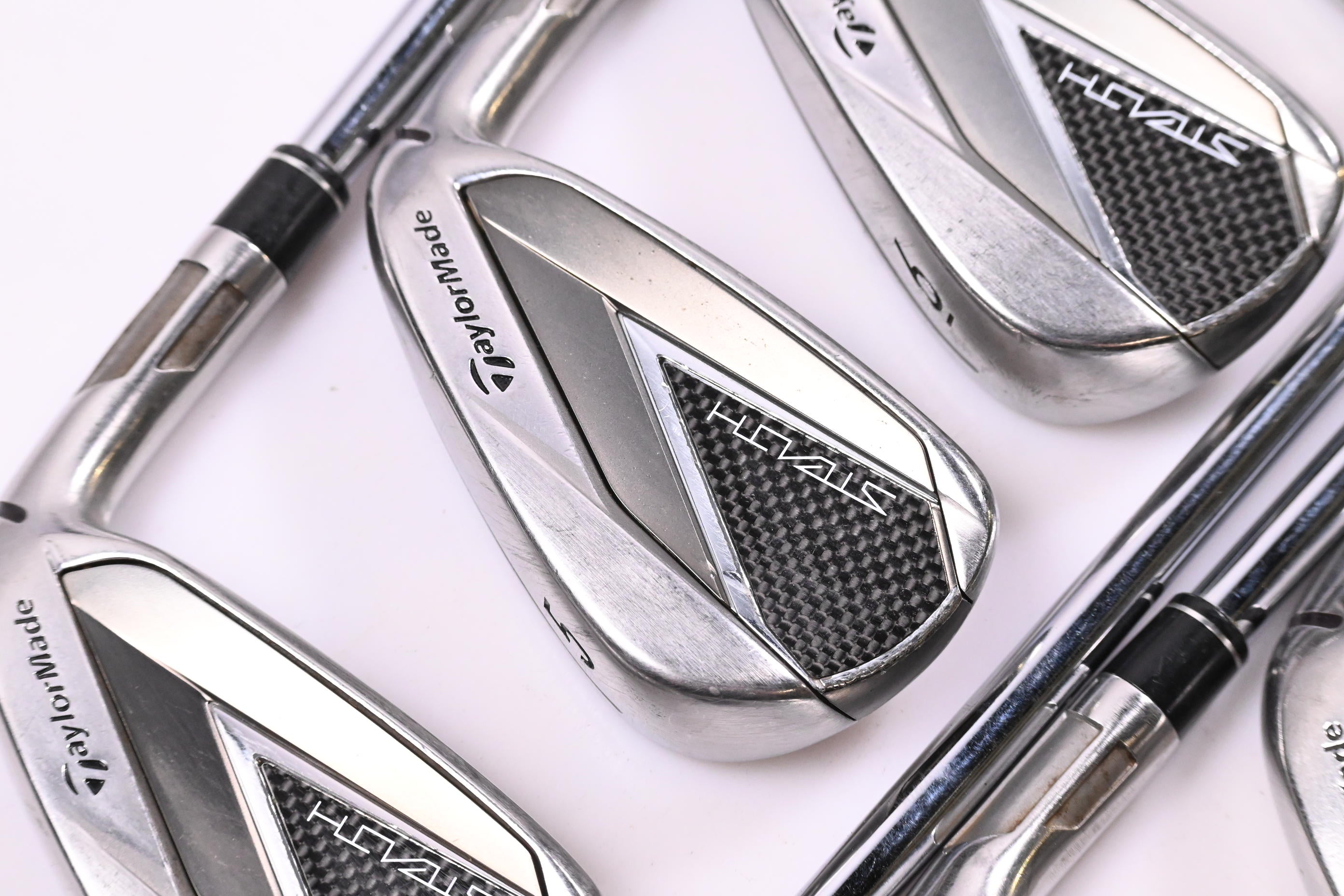 Taylormade Stealth Irons / 4-PW+GW+SW / Stiff Flex KBS MAX MT 85 Shafts