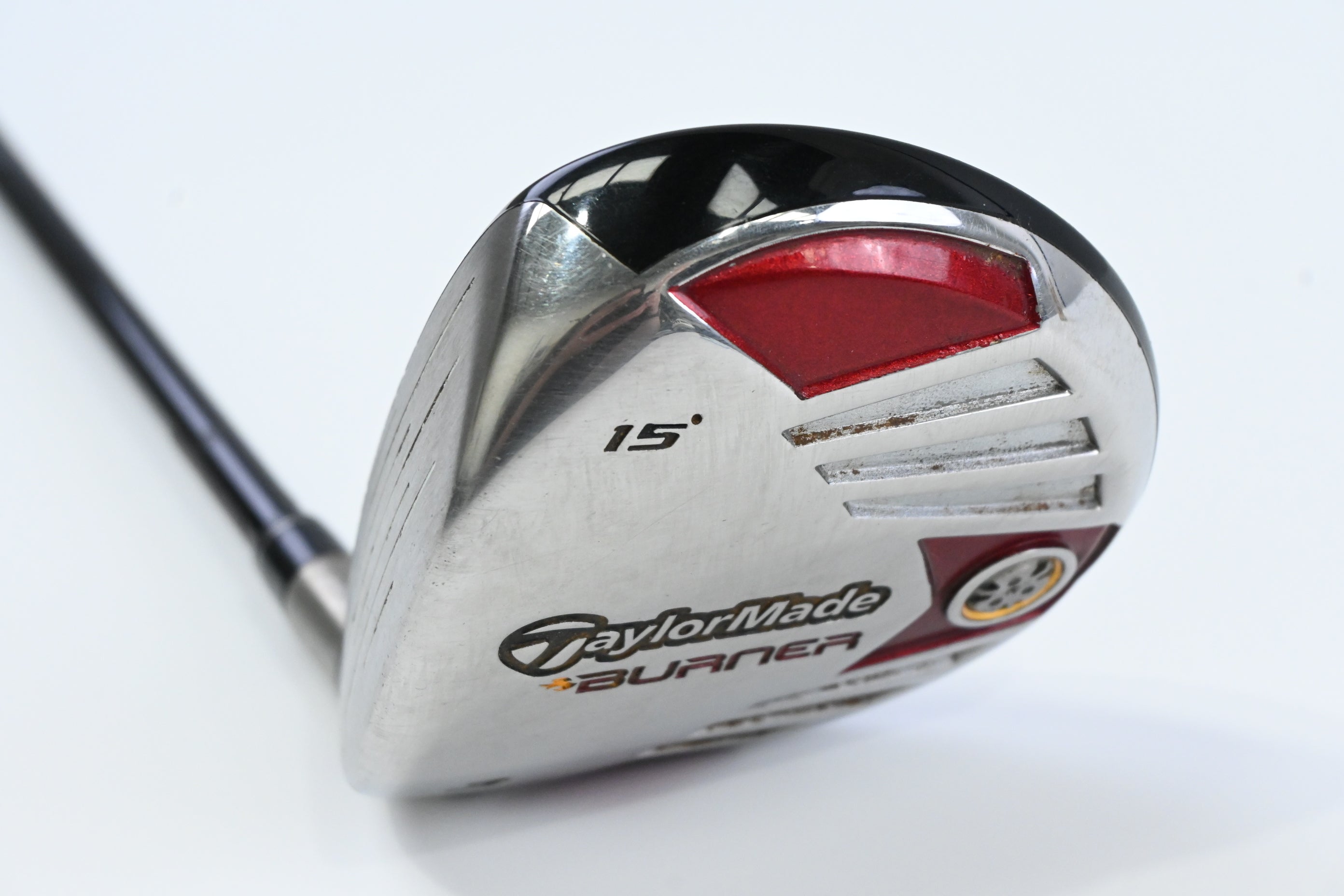 Left Hand Taylormade Burner 2007 #3 Wood / 15 Degree / Regular Flex Reax 50