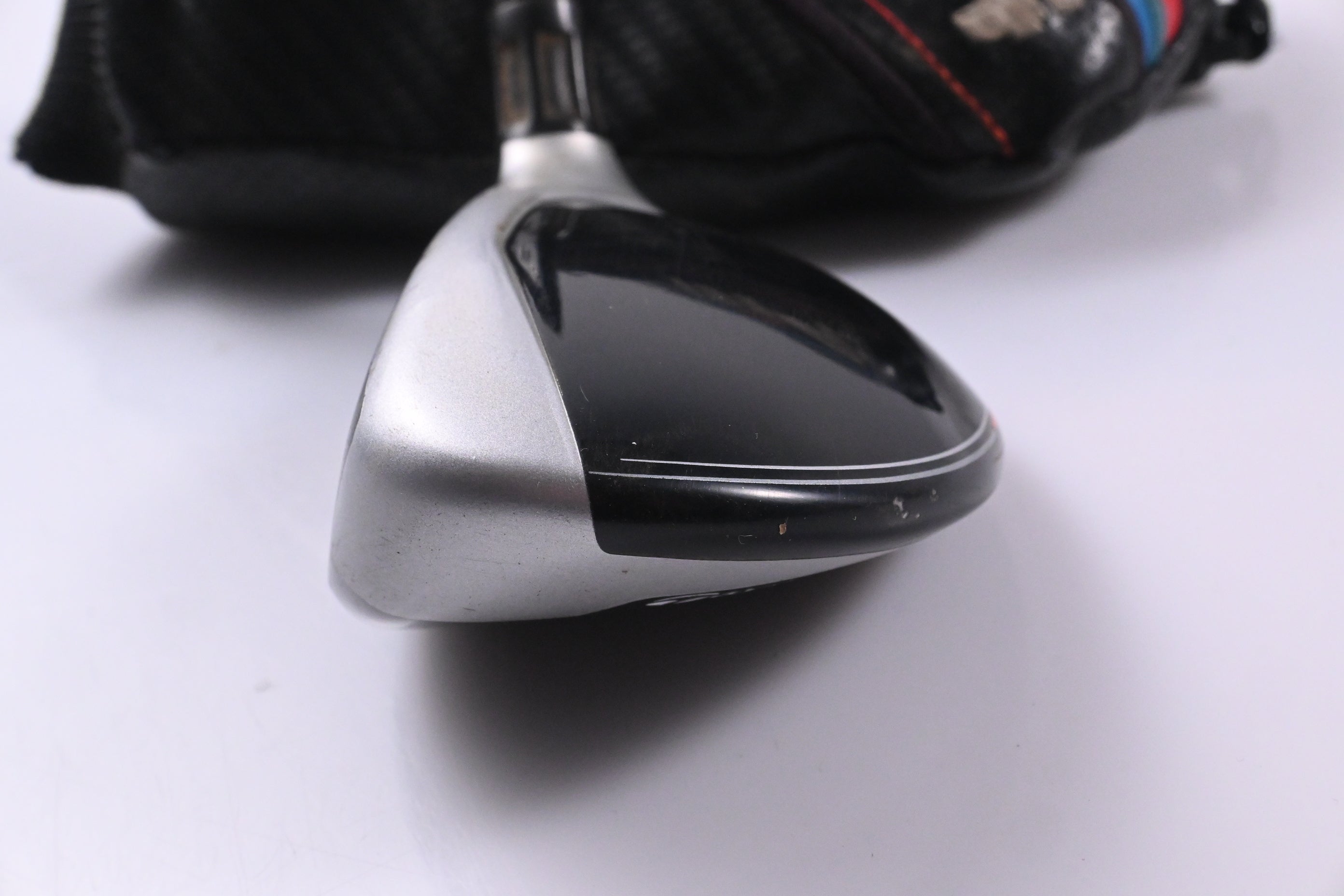 Left Hand Taylormade M4 #4 Hybrid / 22 Degree / Stiff Flex Atmos Red 7 Shaft