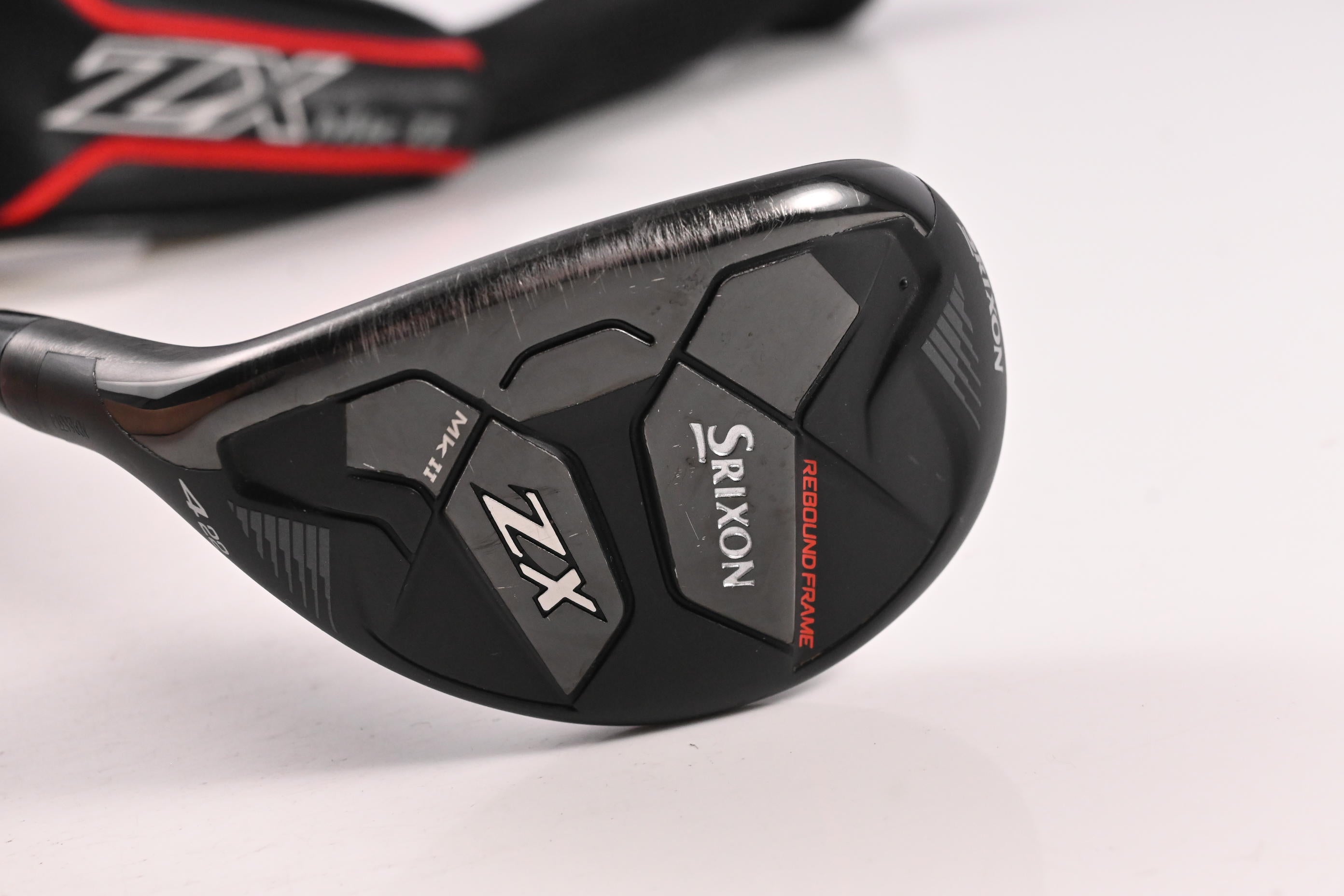 Left Hand Srixon ZX Mk II 2023 #4 Hybrid / 22 Degree / Regular Flex HZRDUS Red