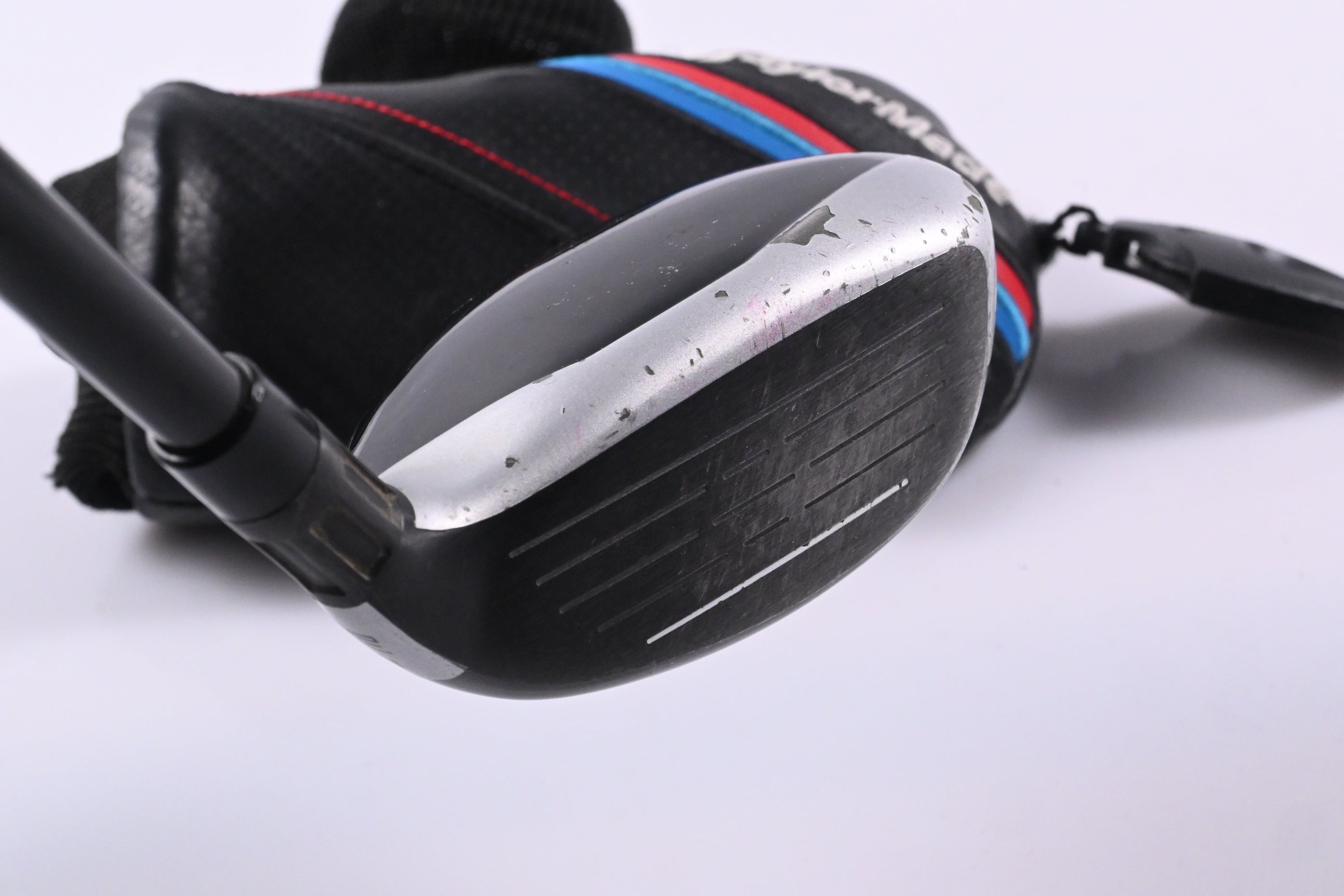Left Hand Taylormade M4 #4 Hybrid / 22 Degree / Senior Flex Fujikura Atmos Red 5