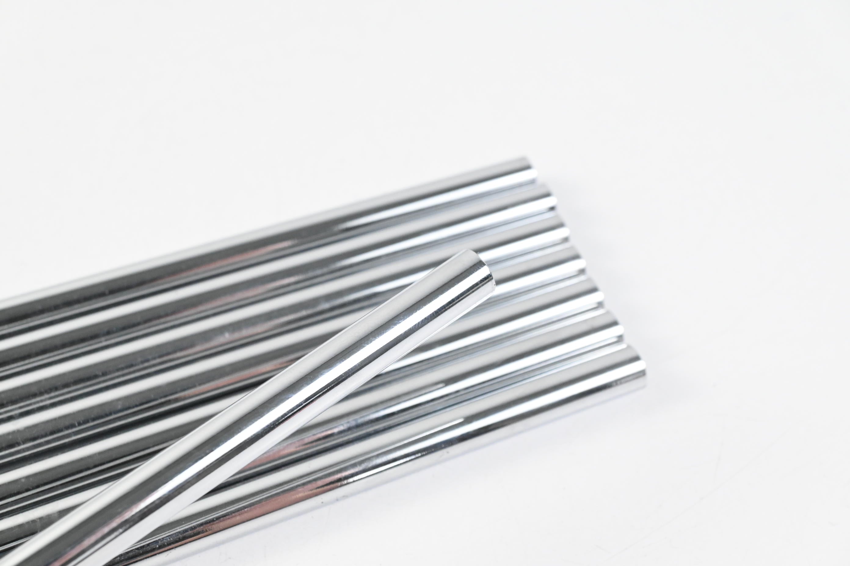 True Temper Iron Shafts / Regular Flex / Set of 8 / .355" Tip / Uncut