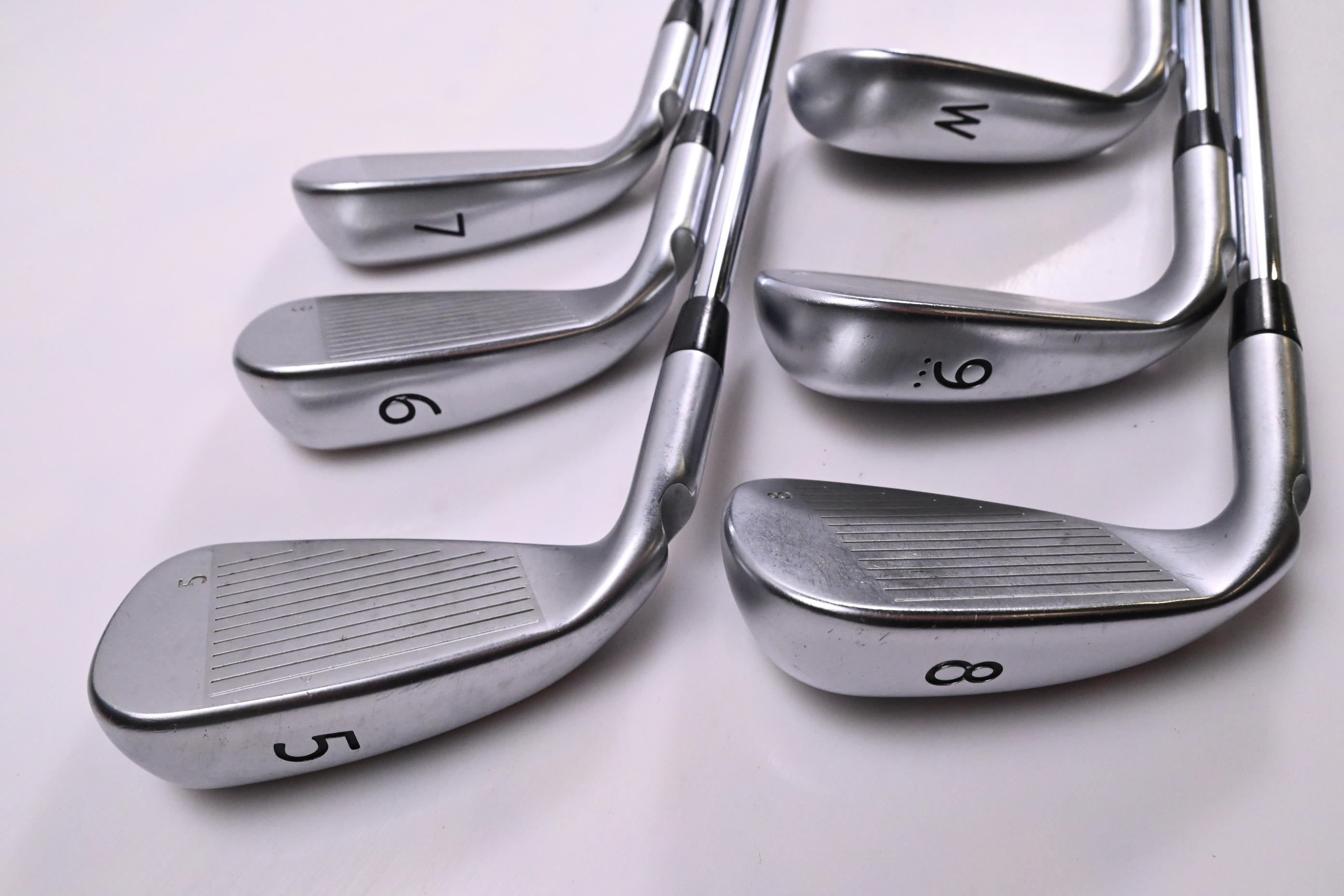 Ping G400 Irons / 5-PW / Blue Dot / Stiff Flex Ping AWT 2.0 Shafts