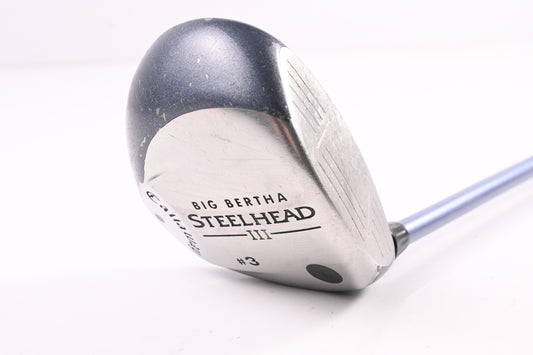 Ladies Callaway Steelhead III #3 Wood / 15 Degree / Ladies Flex System III Shaft