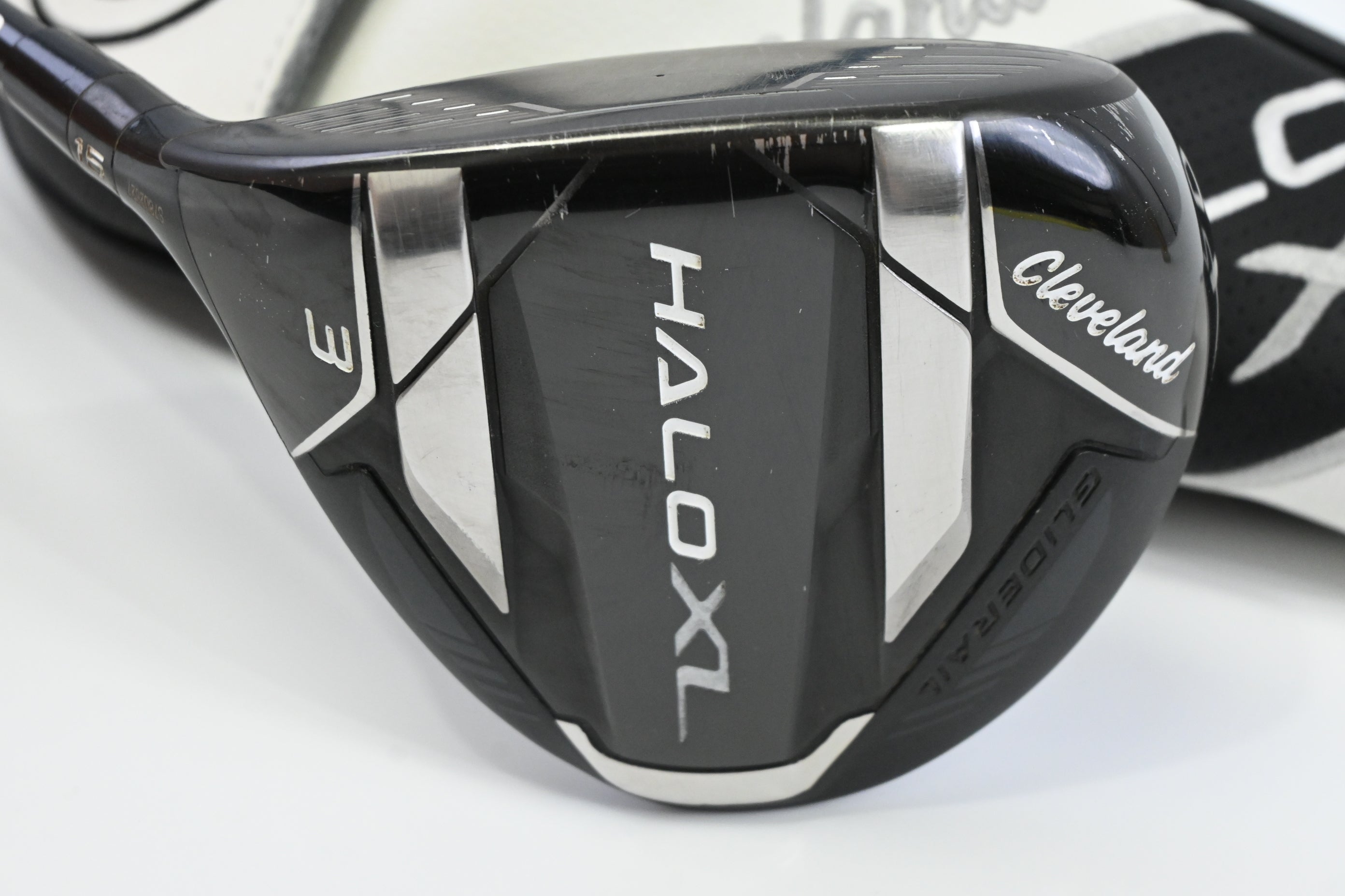 Left Hand Cleveland Halo XL #3 Wood / 15 Degree / Stiff Flex Tensei AV Blue 55