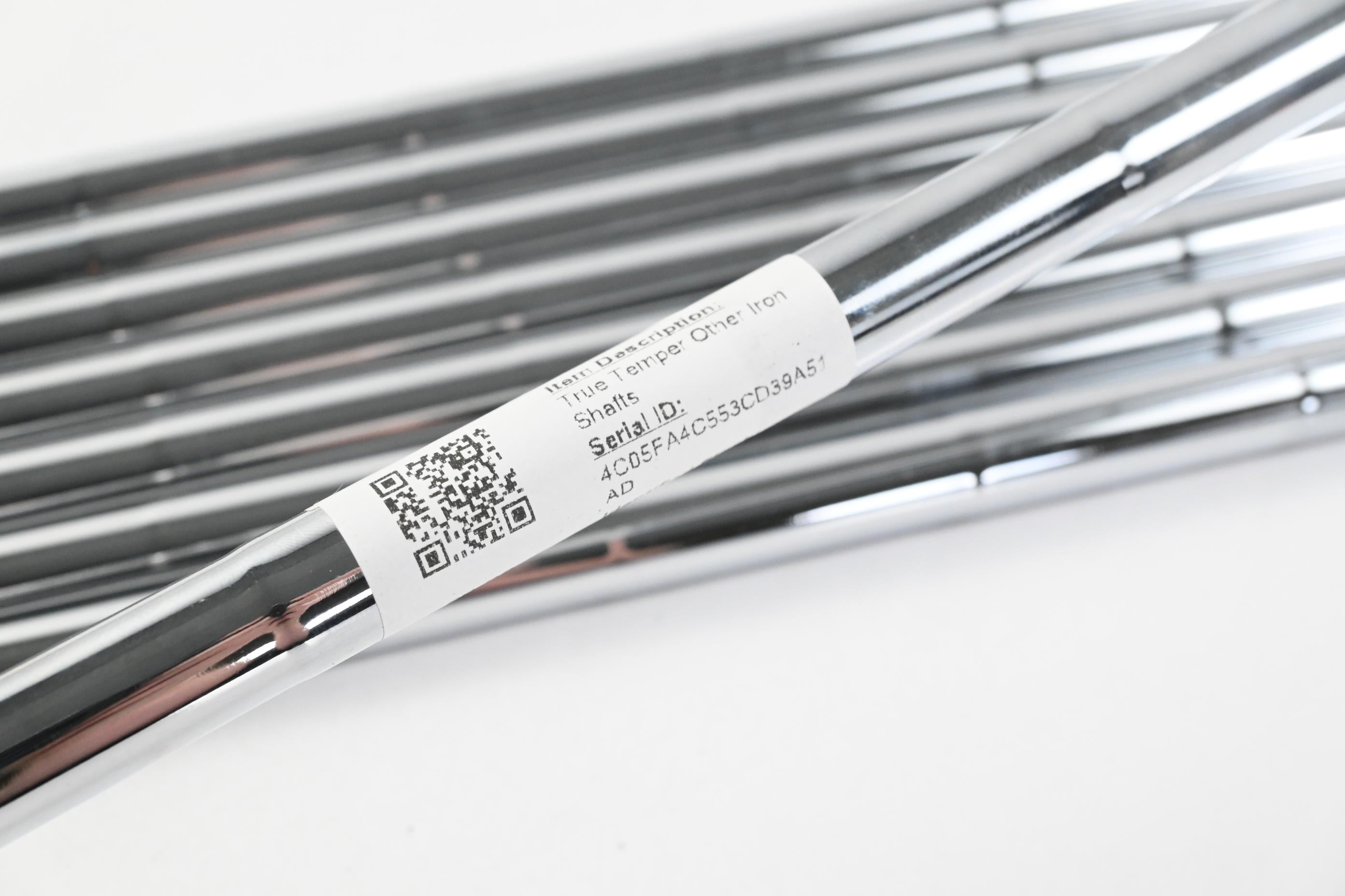 True Temper Iron Shafts / Regular Flex / Set of 8 / .355" Tip / Uncut