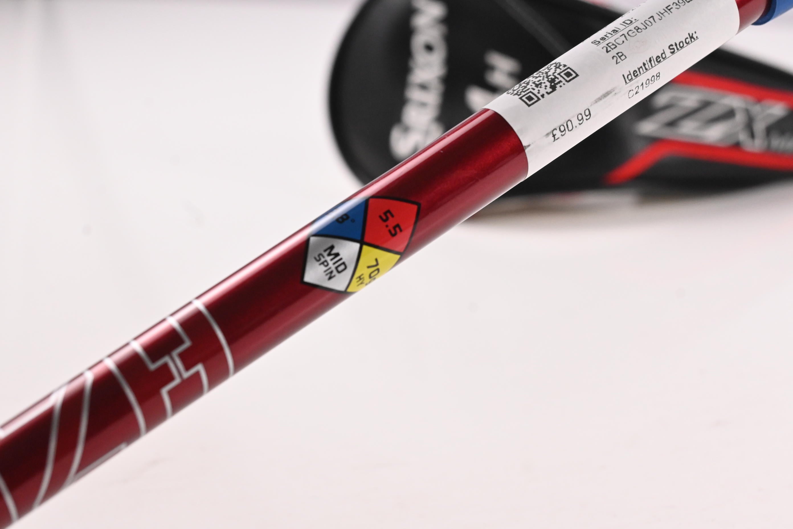 Left Hand Srixon ZX Mk II 2023 #4 Hybrid / 22 Degree / Regular Flex HZRDUS Red