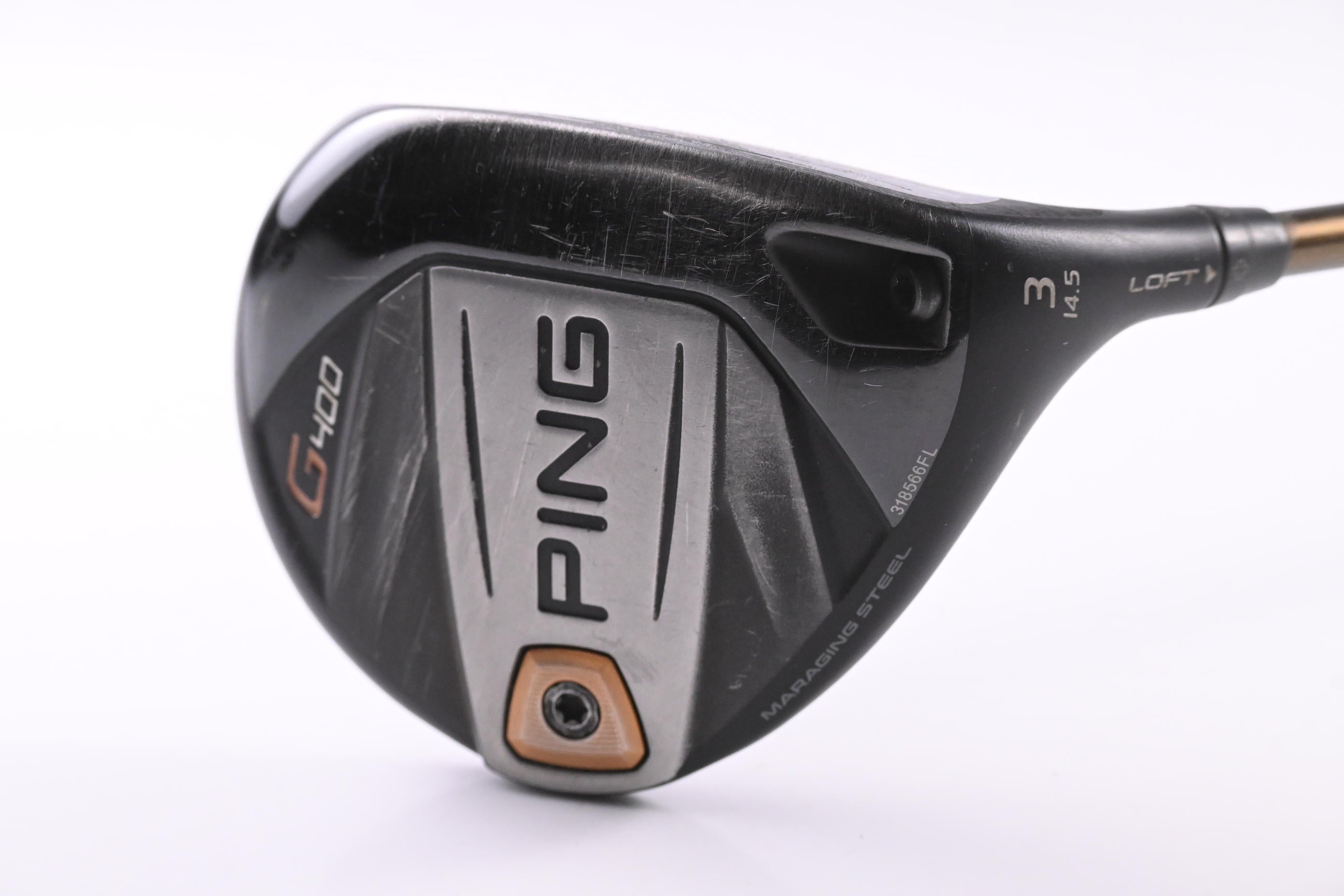 Ping G400 #3 Wood / 14.5 Degree / Regular Flex Ping Alta CB 65 Shaft